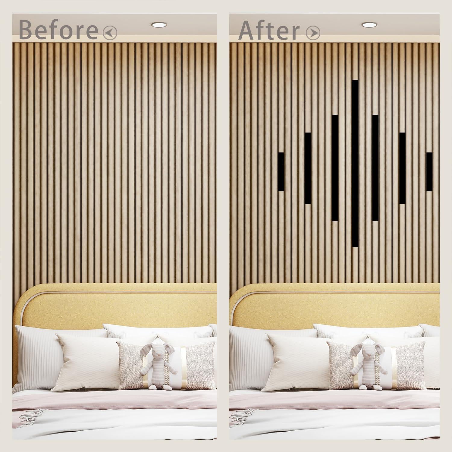 7 Tiras de Aluminio para Paneles Acústicos TRAIN2 ART 50.8 cm