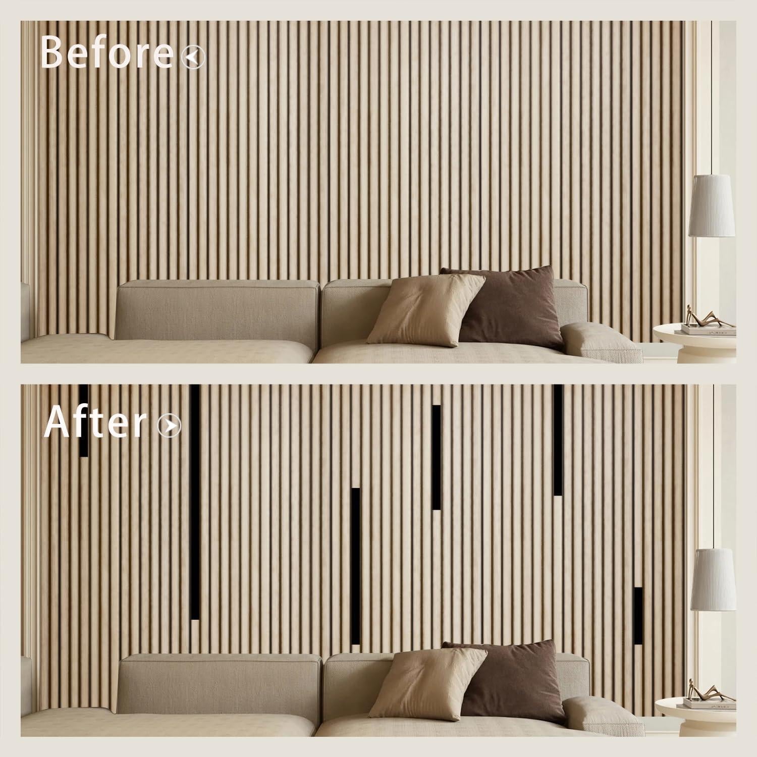 7 Tiras de Aluminio para Paneles Acústicos TRAIN2 ART 50.8 cm