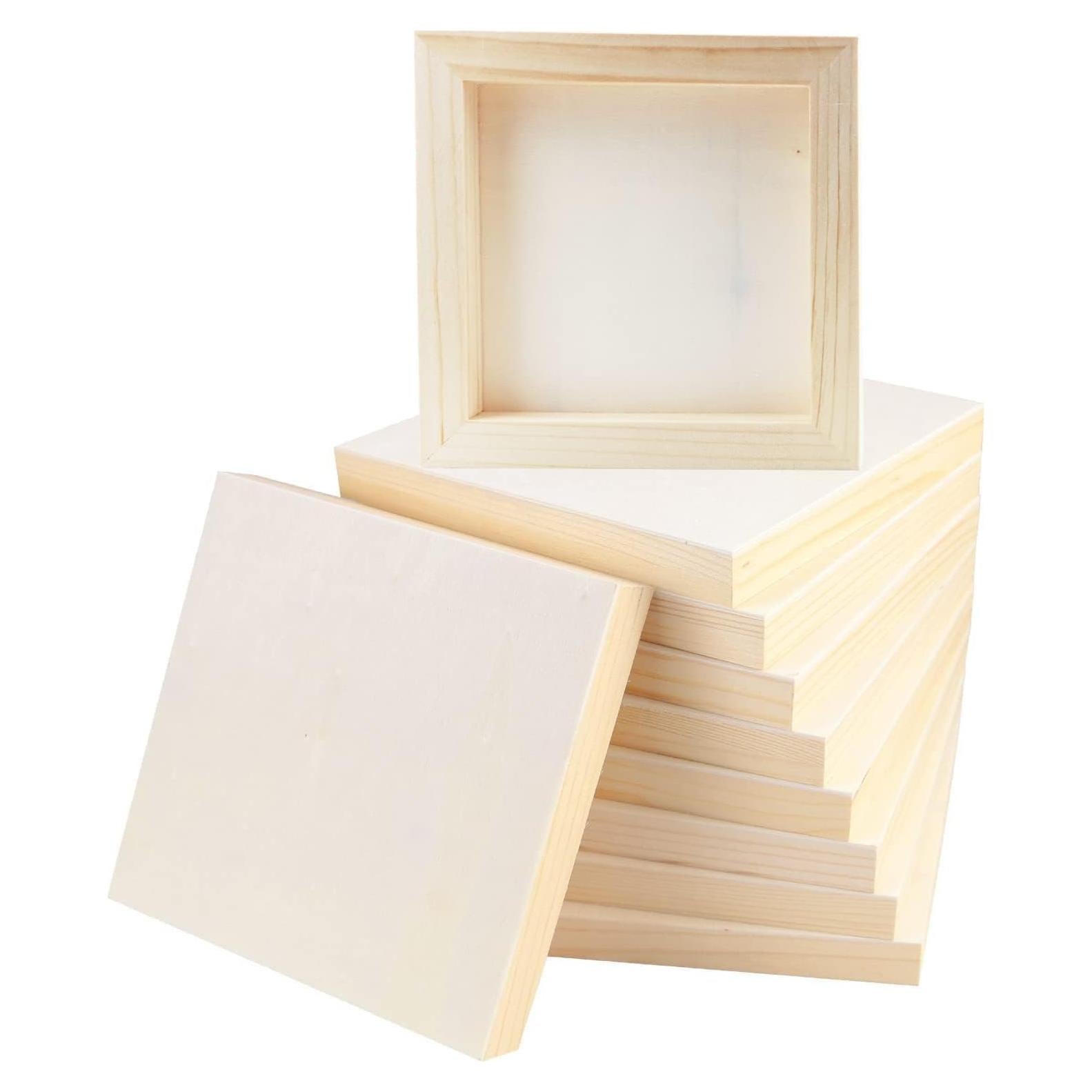 Paquete de 10 Tableros de Madera FSWCCK 15.24x15.24 cm