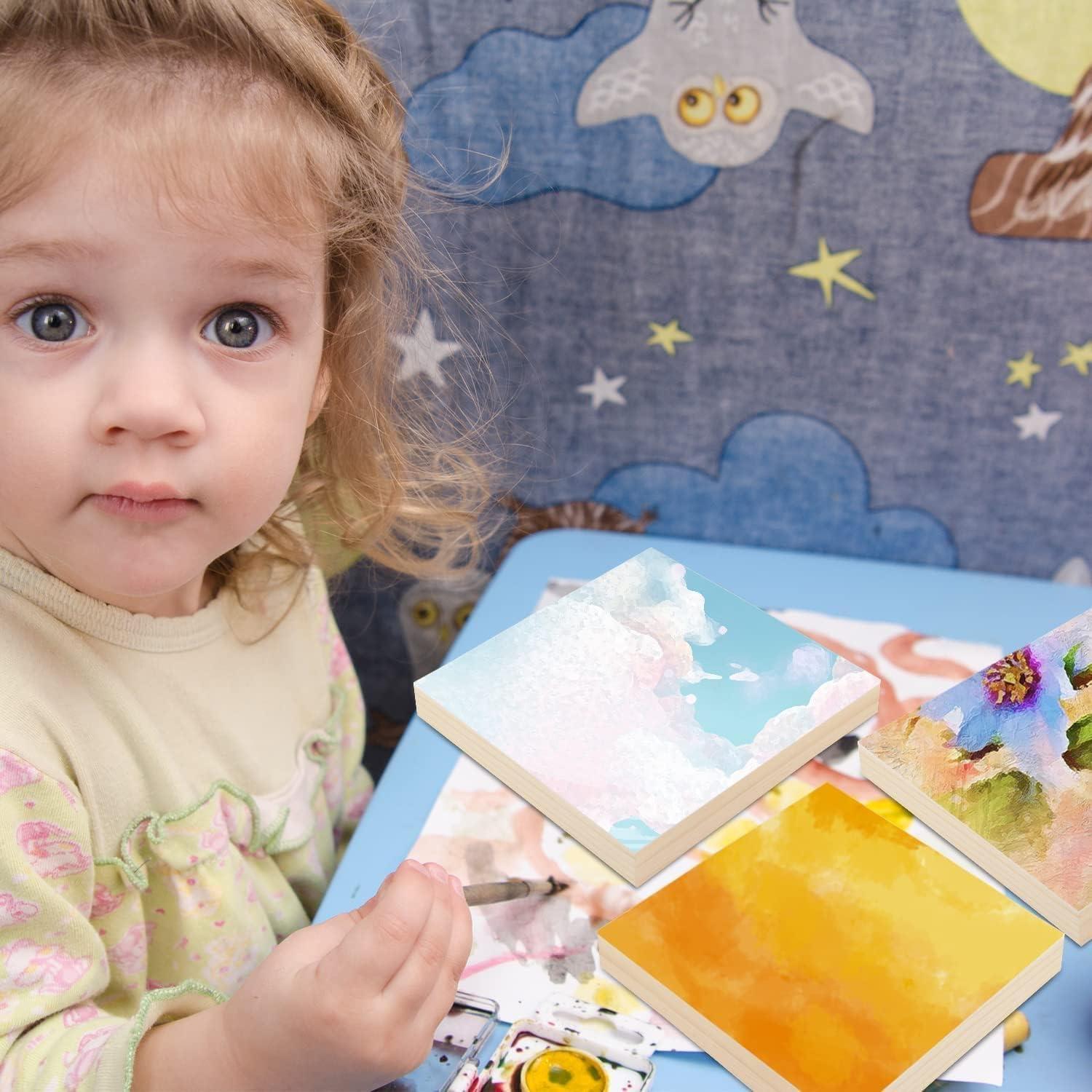 Paquete de 10 Tableros de Madera FSWCCK 15.24x15.24 cm