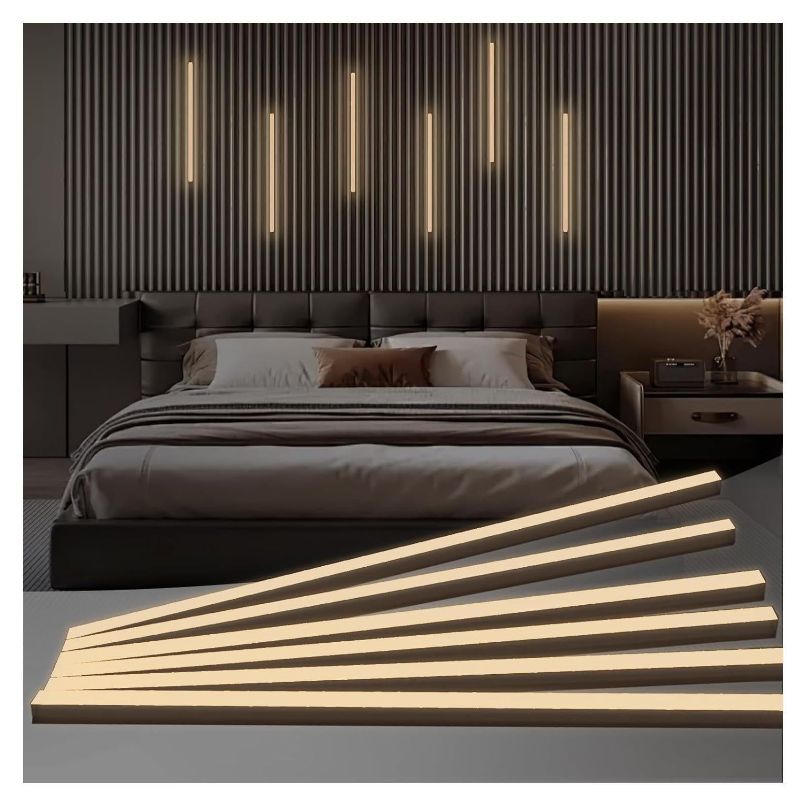 Kit de Iluminación LED Empotrada HAMRVL 6 Pcs 40.6cm 3000K