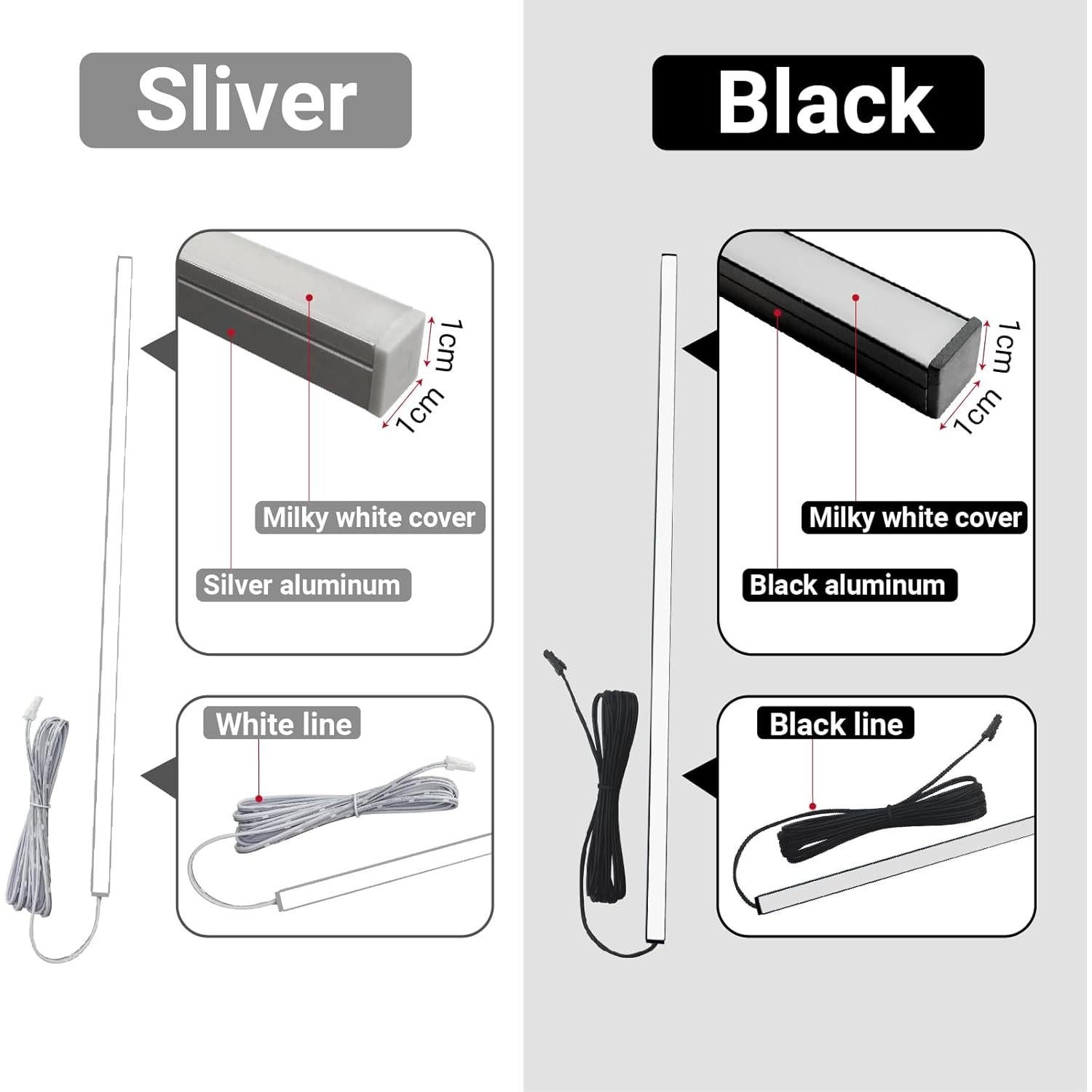 Kit de Iluminación LED Empotrada HAMRVL 6 Pcs 40.6cm 3000K