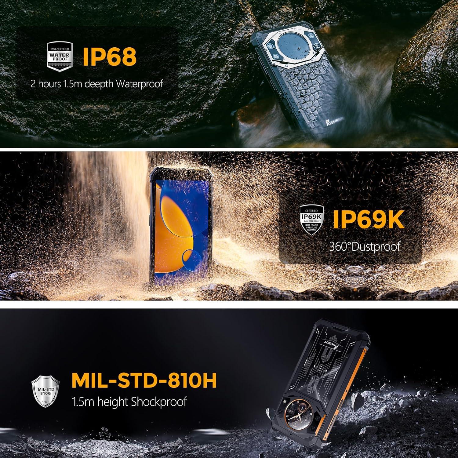 Smartphone Resistente FOSSIBOT F101 Pro 10600mAh 15+128GB