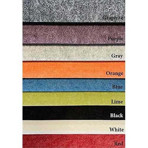 Paneles Acústicos de Fieltro PET Poly Max 121x61 cm - Blanco - 8 Pzas