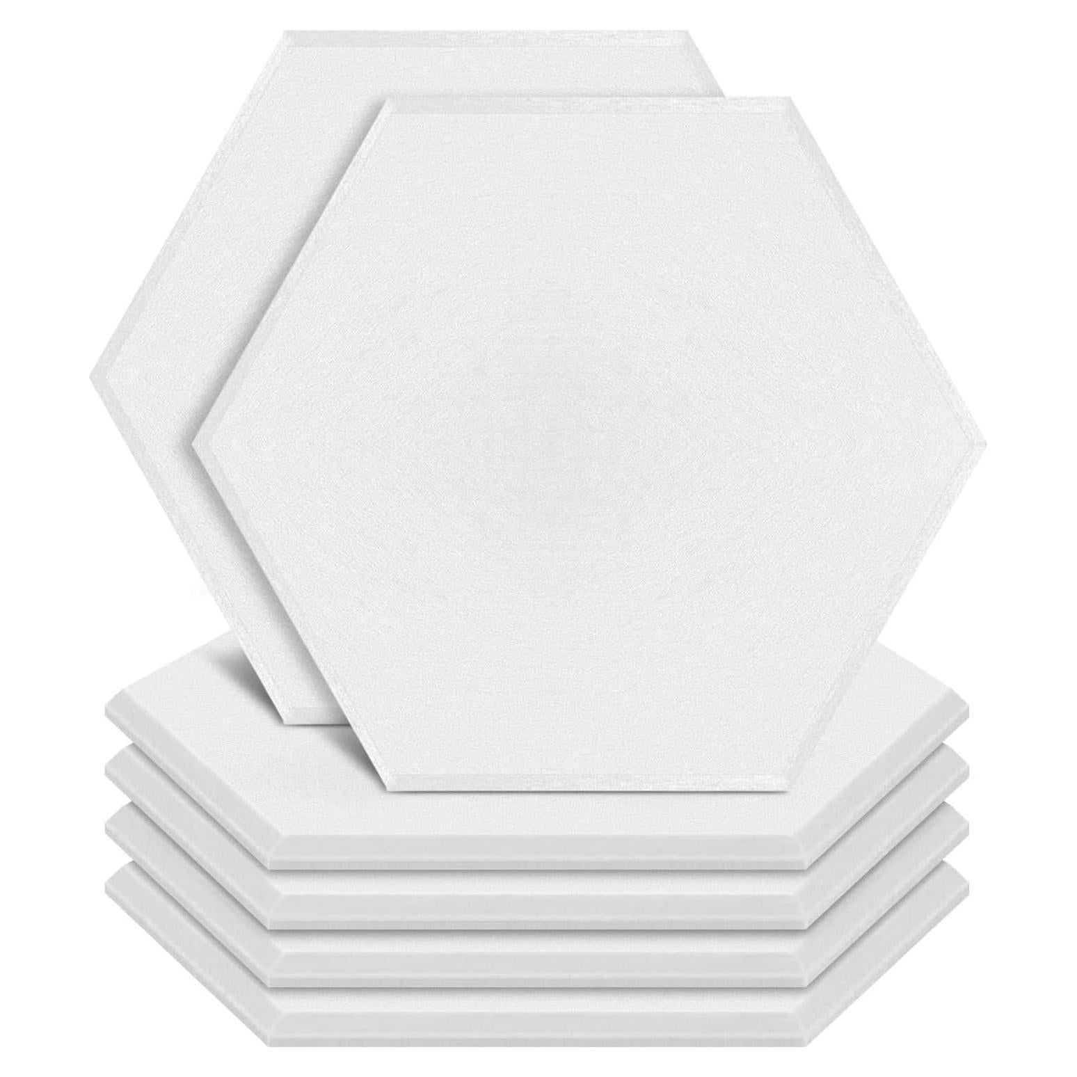 Paneles Acústicos Hexagonales Jayon, Paquete de 6, 30.5x35.6 cm