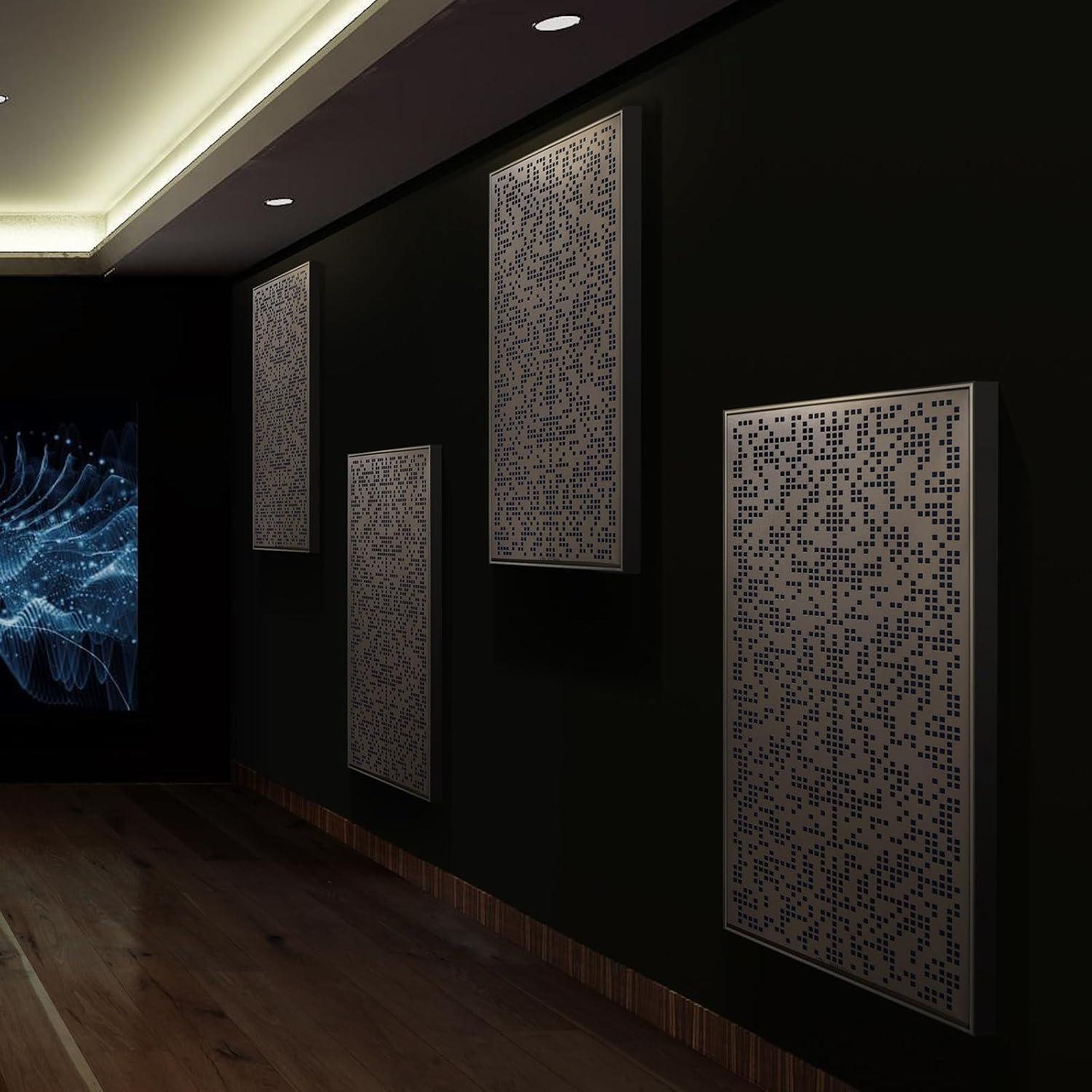 Panel Acústico UMIACOUSTICS Helmholtz 121x61 cm Oro-Marino