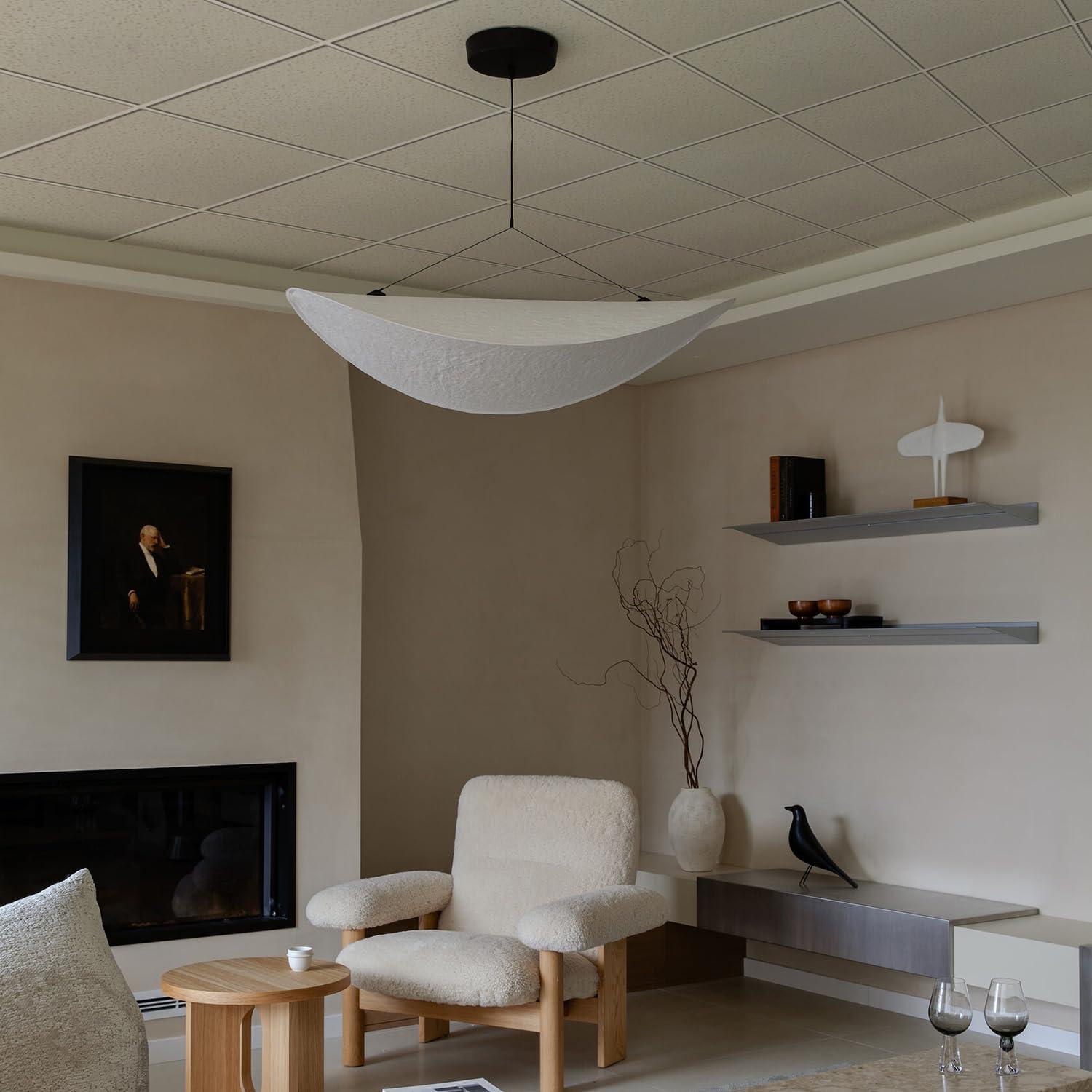 Azulejos de Techo Gigrwiin 60x120cm PVC Impermeables - Paquete de 10