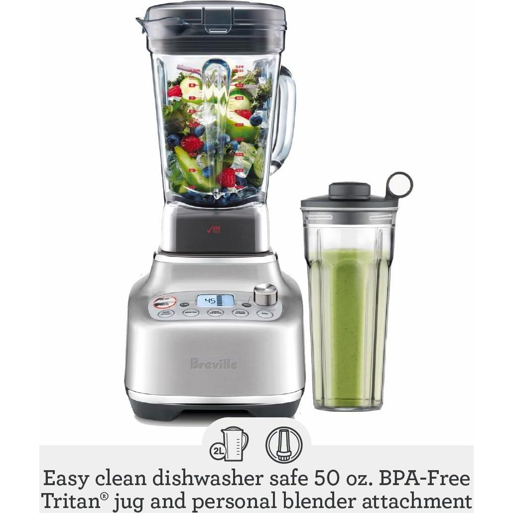 Licuadora Breville Super Q 2L Acero Inoxidable 1800W