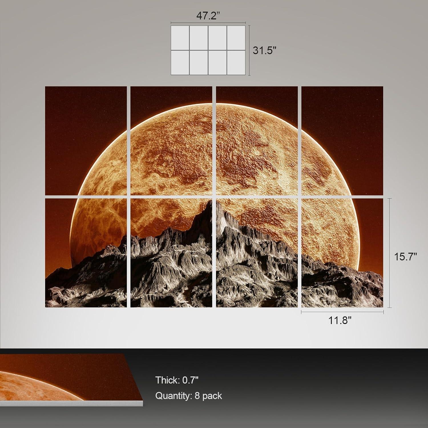 Paneles Acústicos Decorativos UMIACOUSTICS 8 Pcs 40x30cm