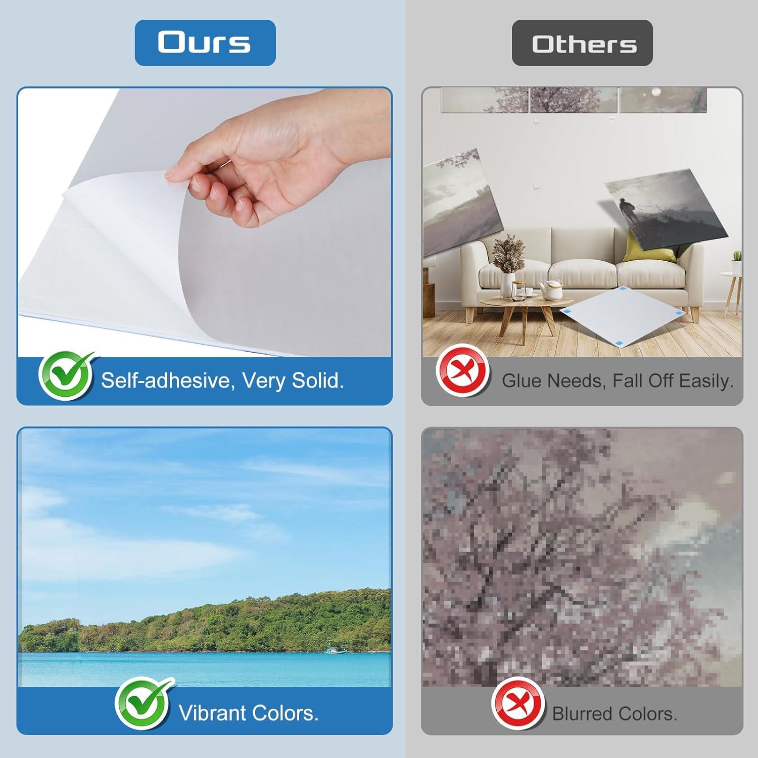 Paquete de 6 Paneles Acústicos BILUOS 183x122 cm Decorativos