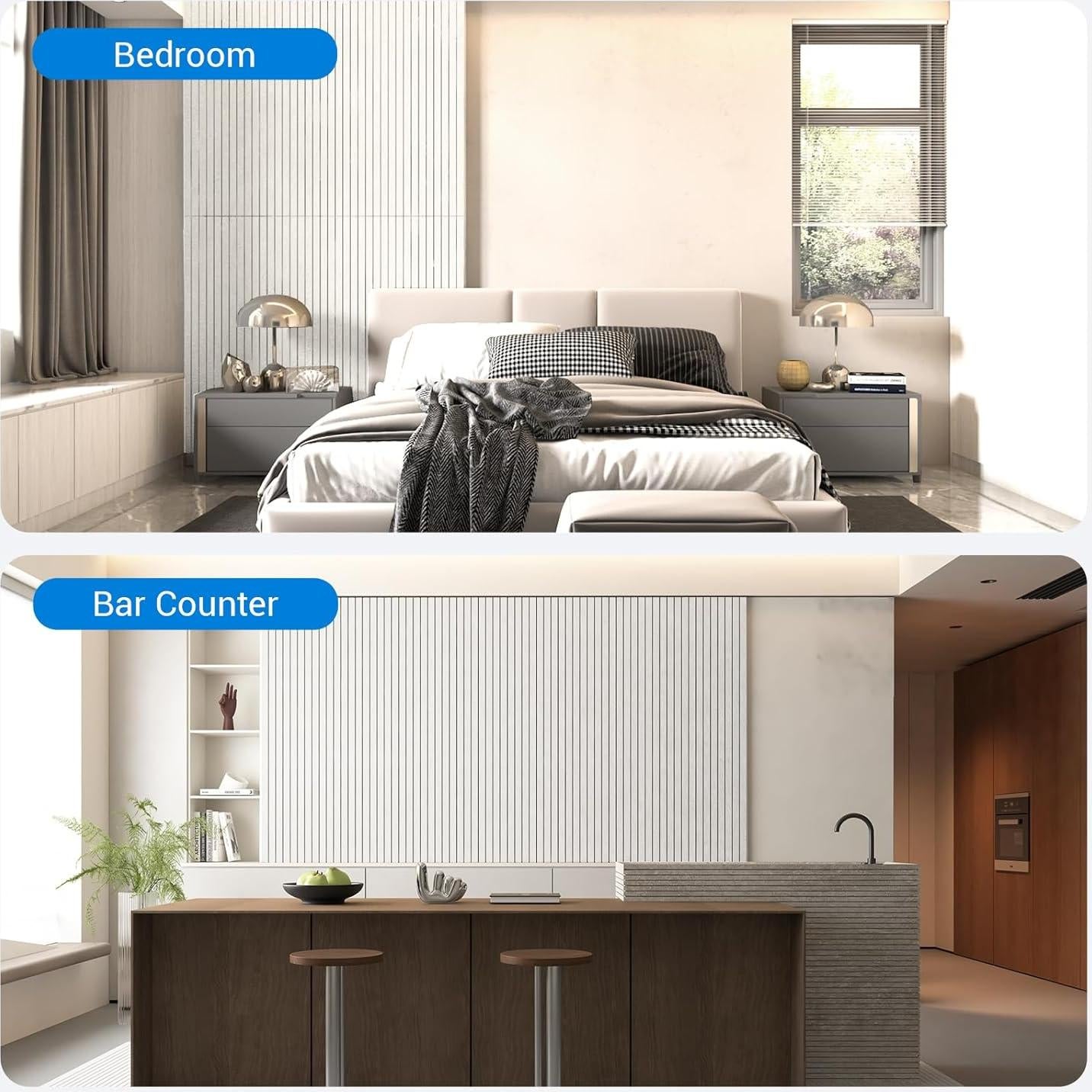 Paquete de 10 Paneles Acústicos Autoadhesivos MAGICUBETIC 121.9x60.9 cm