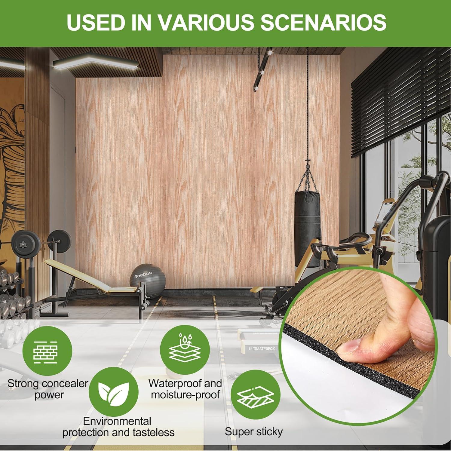 20 Paneles Aislantes de Sonido Autoadhesivos PVC 60x60 cm