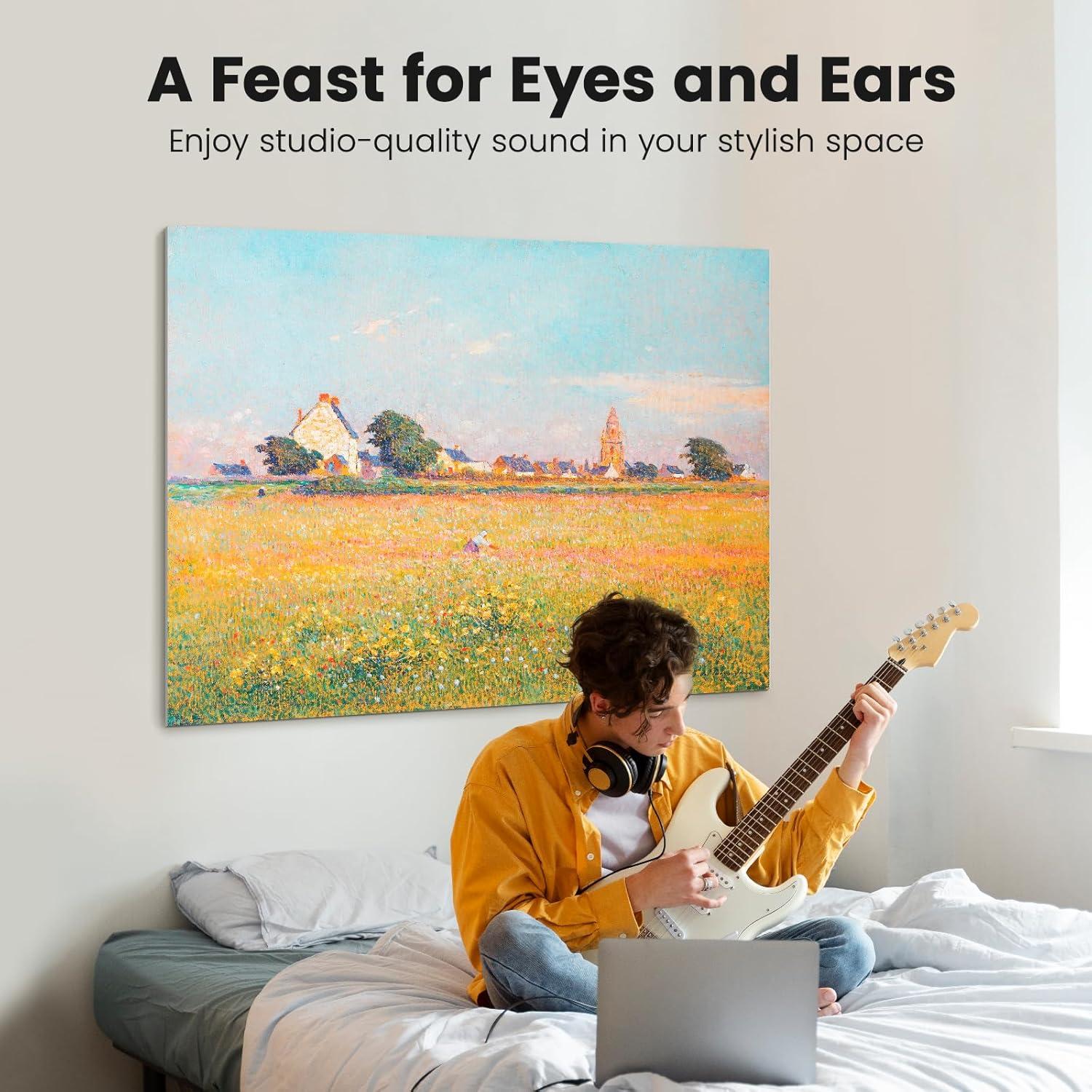 Paneles Acústicos JISUO 8 Piezas 40x80 cm Verano en Flor