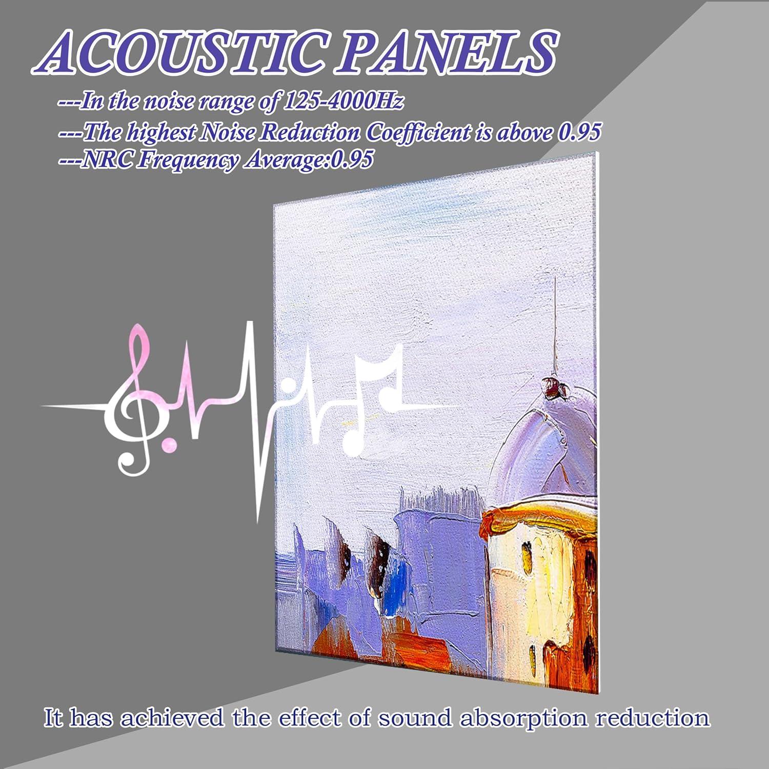 Paquete de 6 Paneles Acústicos KTOESHEO 182.88x121.92 cm