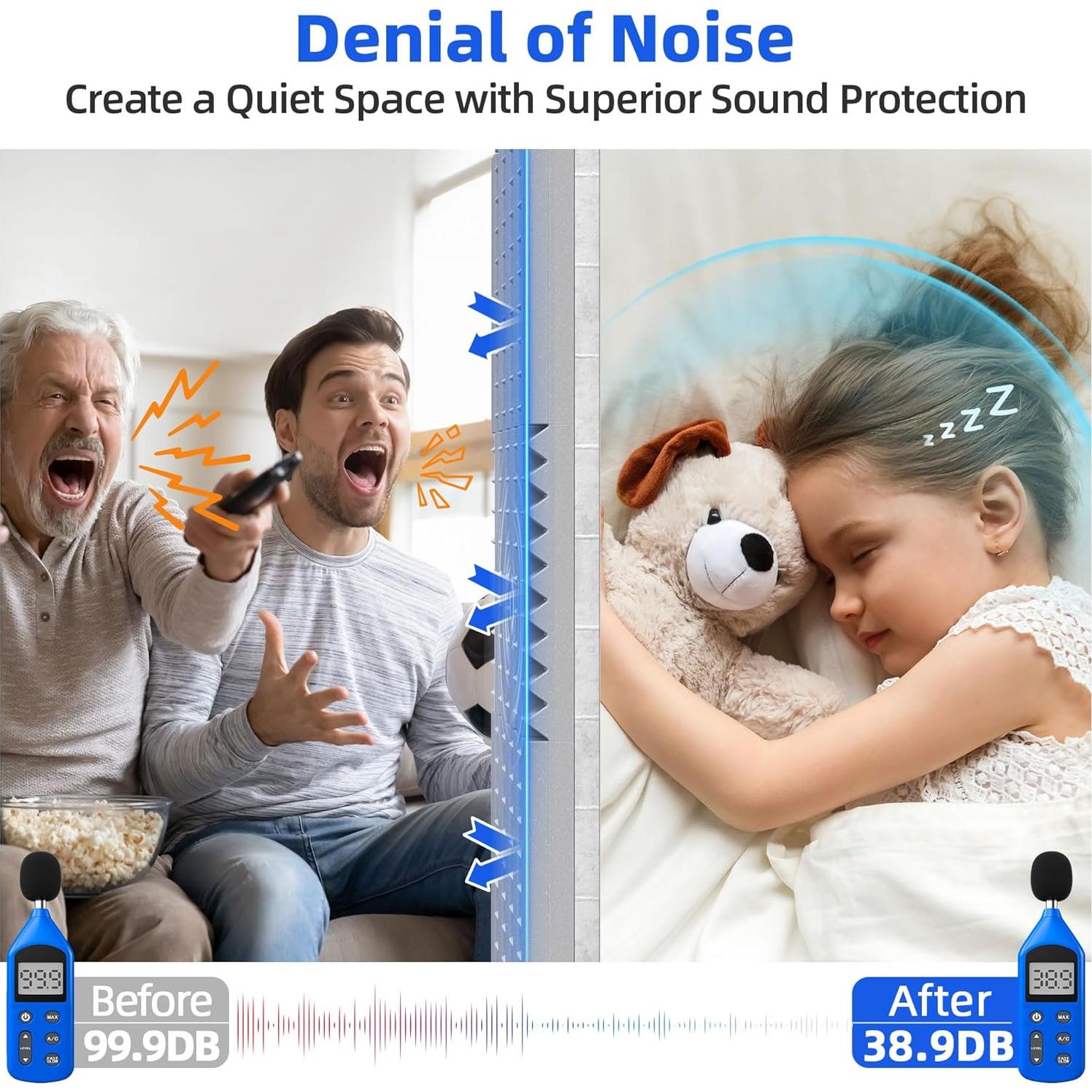 Paquete de 12 Paneles Acústicos NEPIS 5.08cm Gris