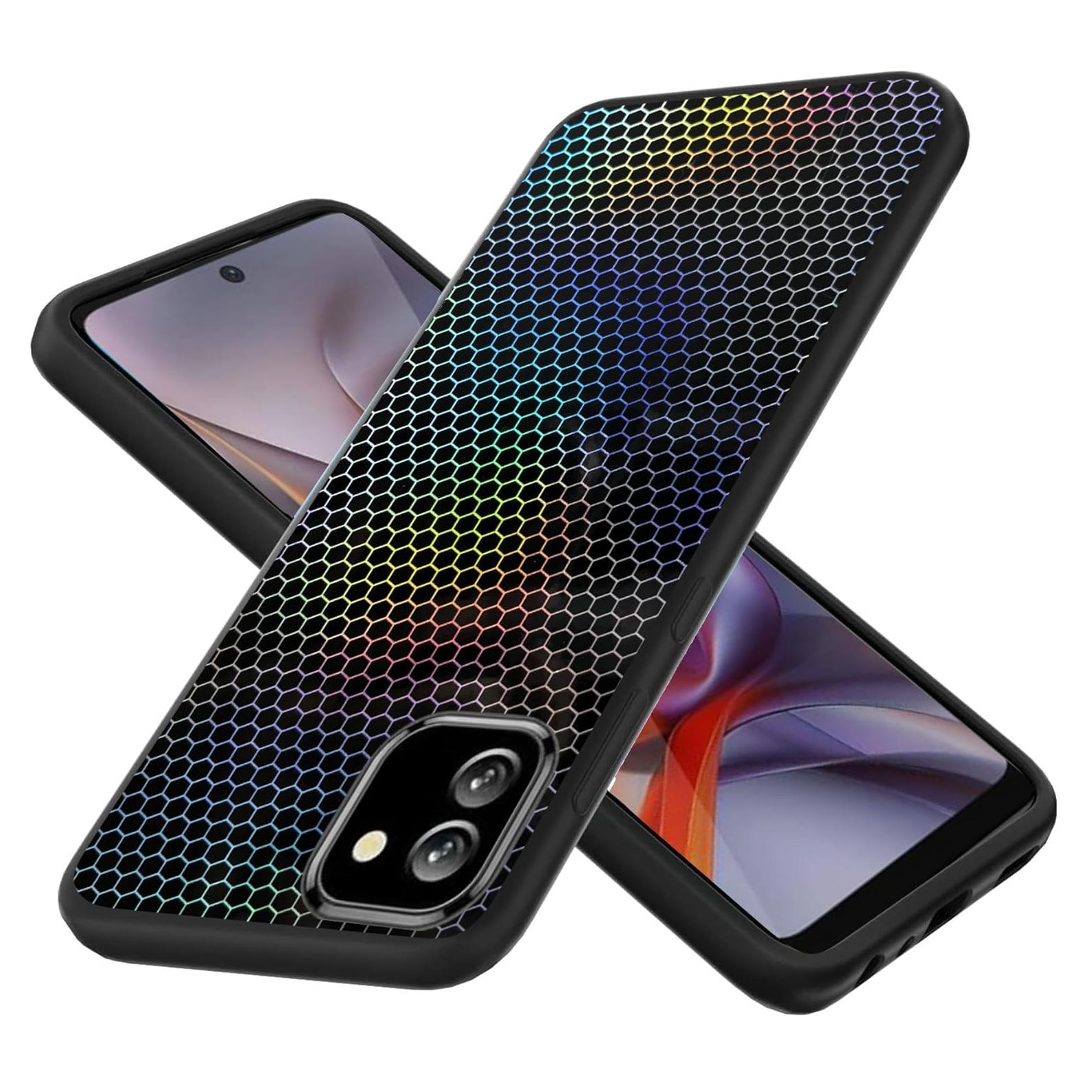 Funda TPU Silicona Suave para Samsung Galaxy A04E Negra 3D