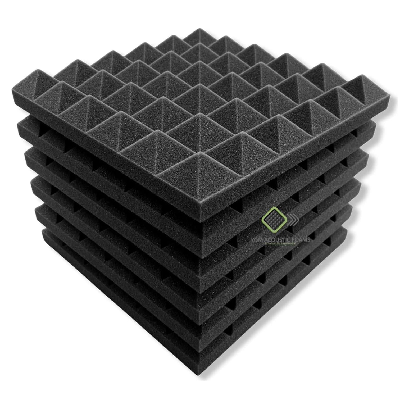 Paneles Acústicos Pirámide YGM 30.48 cm - Juego de 6