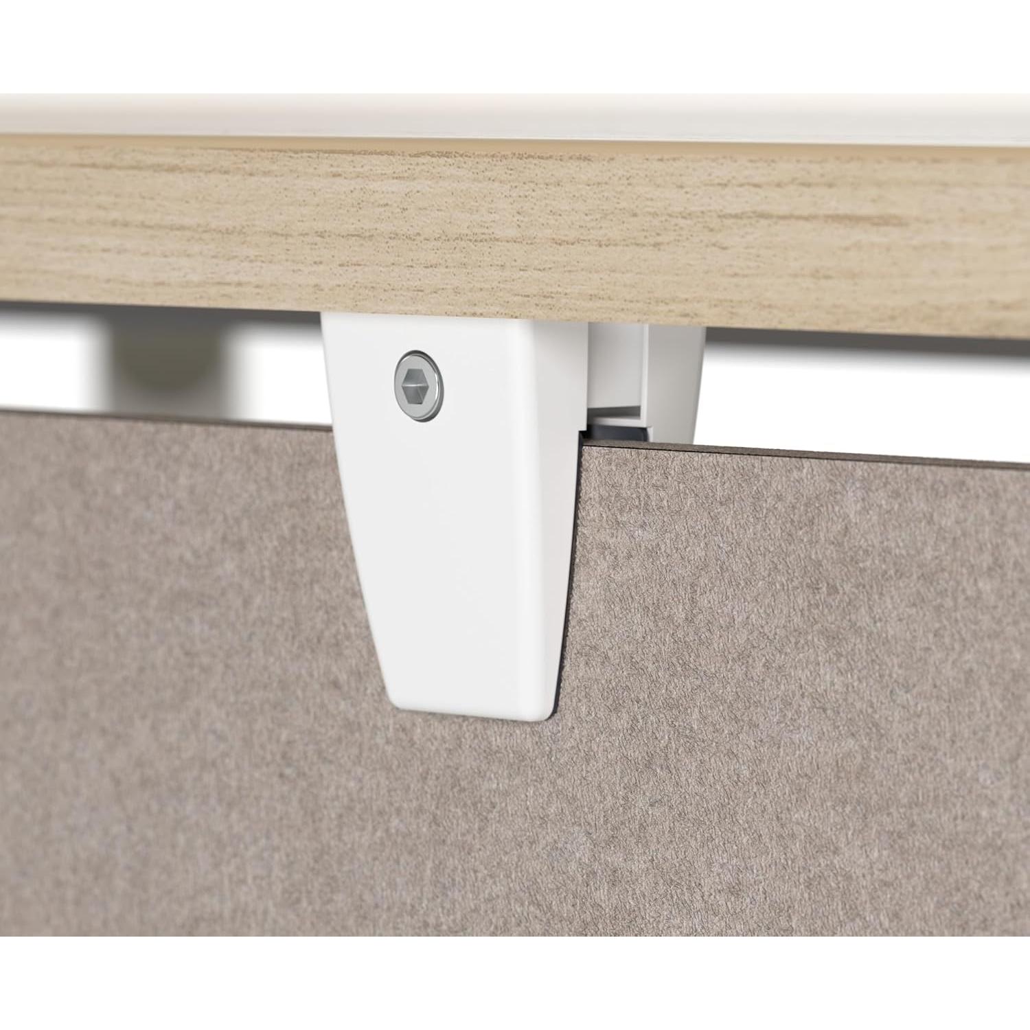 Pantalla de Privacidad de Escritorio Bush 55.88 cm Beige Cálido