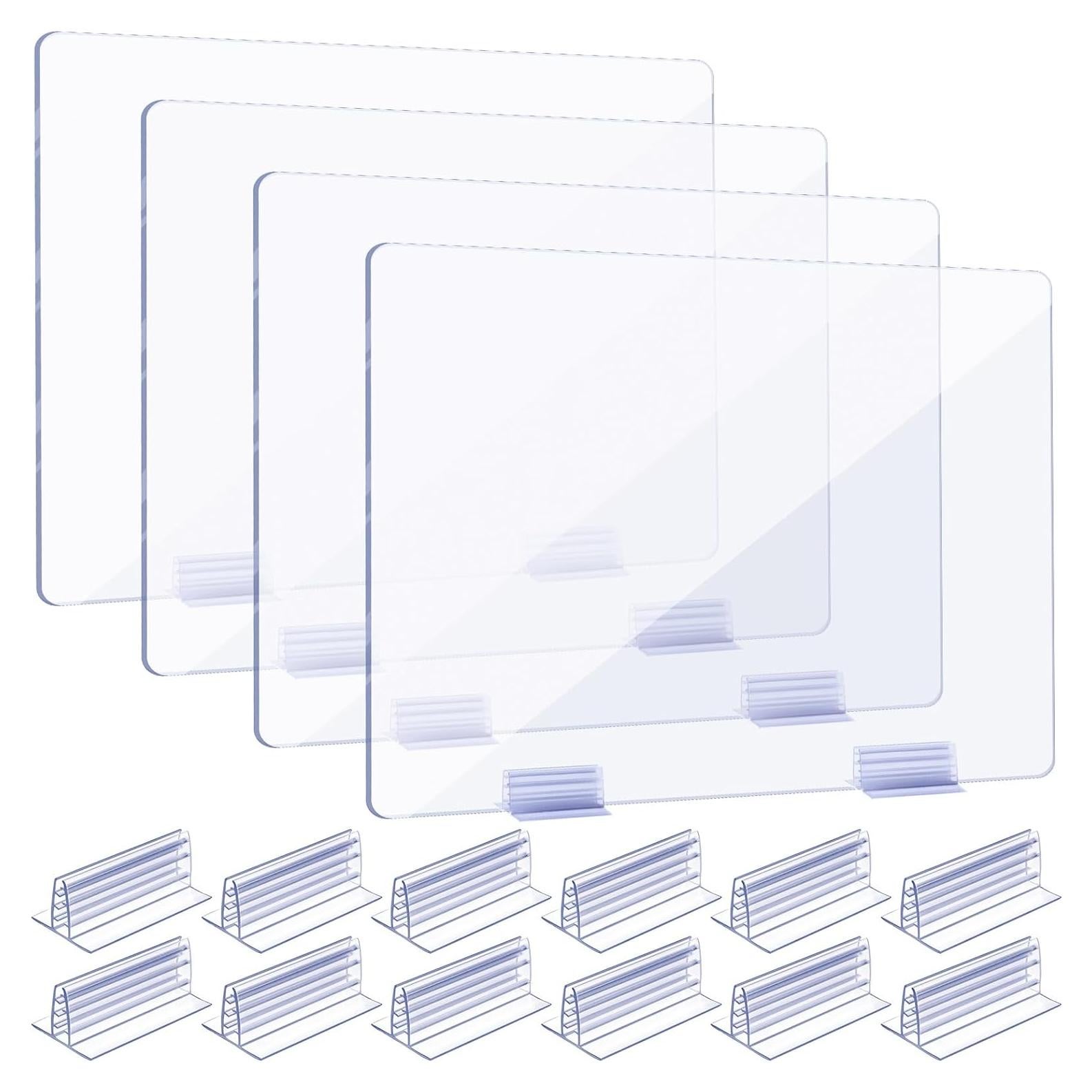 Soporte Acrílico para Paneles de Escritorio Weysat 16 Pcs 60x40 cm