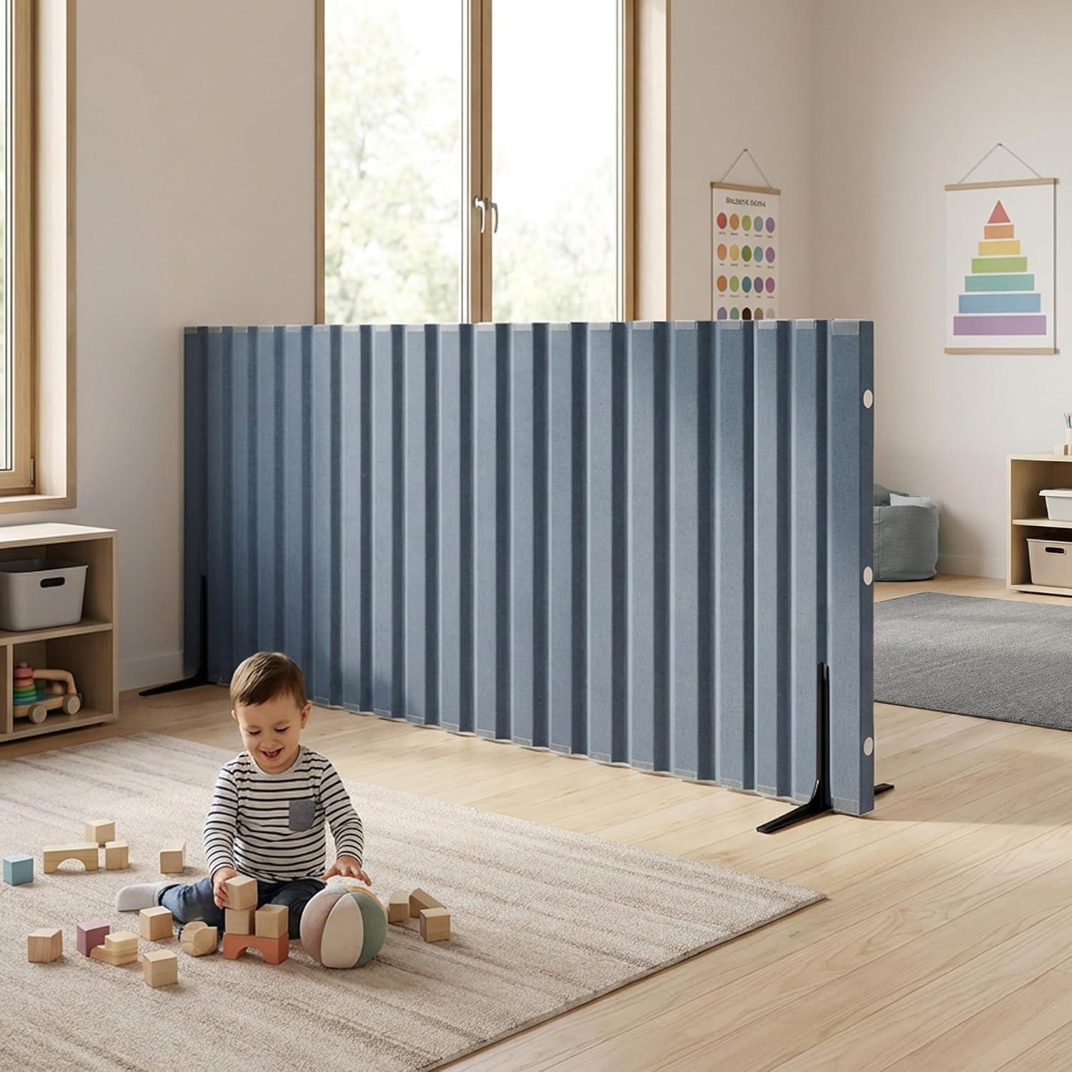 Divisor Silencioso Angeles 304.8x121.9cm Aislante Acústico Gris