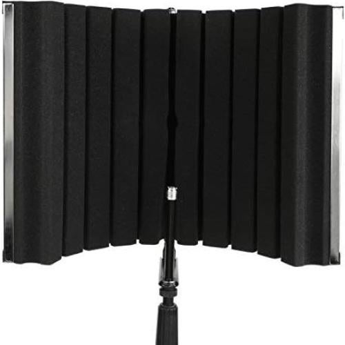 Cabina Vocal Aislante Acústico LyxPro VRI-30 con Soporte