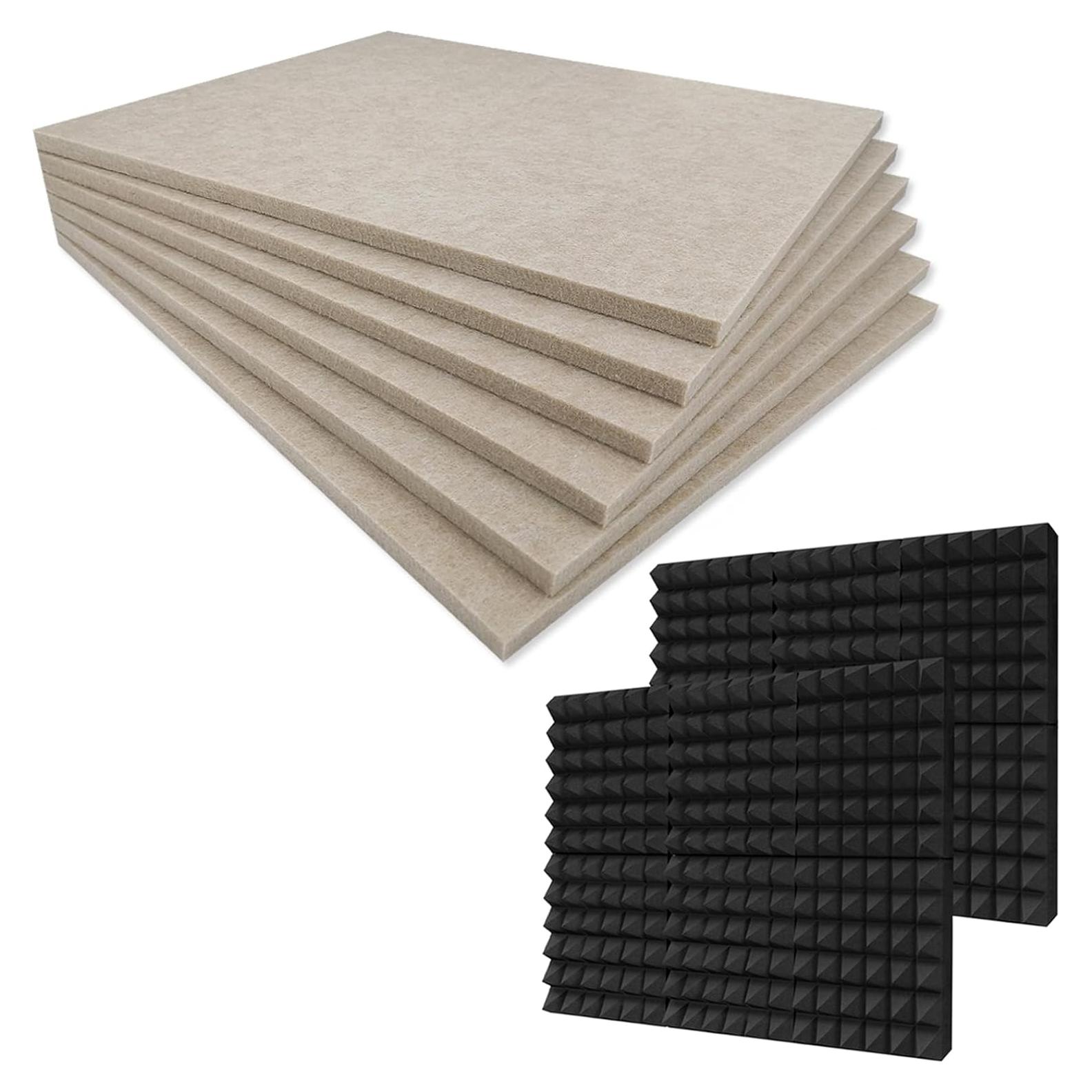 Paneles Acústicos Engrosados TroyStudio 6 Piezas 40x30cm