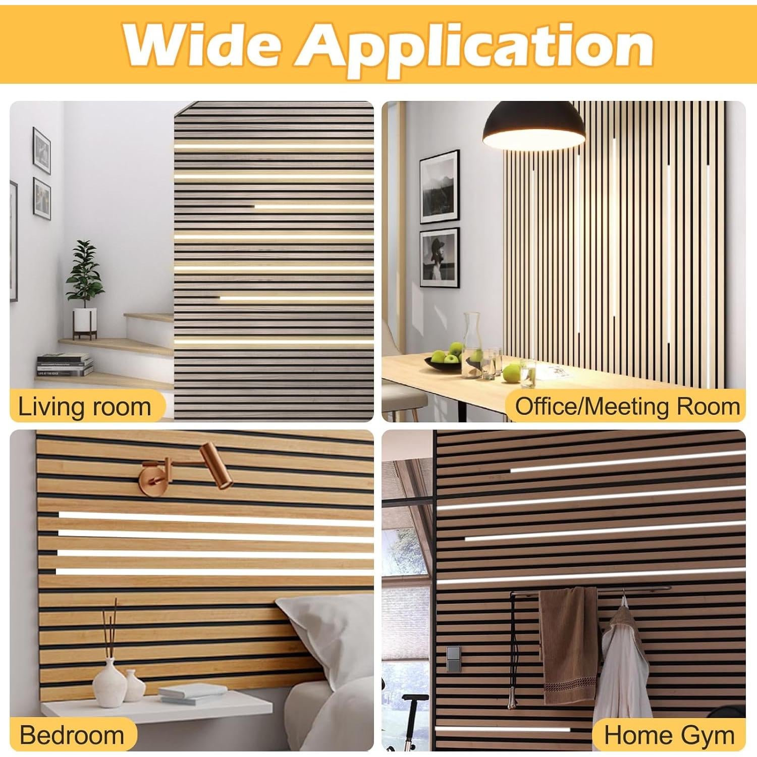 Tira LED empotrada regulable 3000K Copgge 90.16 cm con sensor táctil