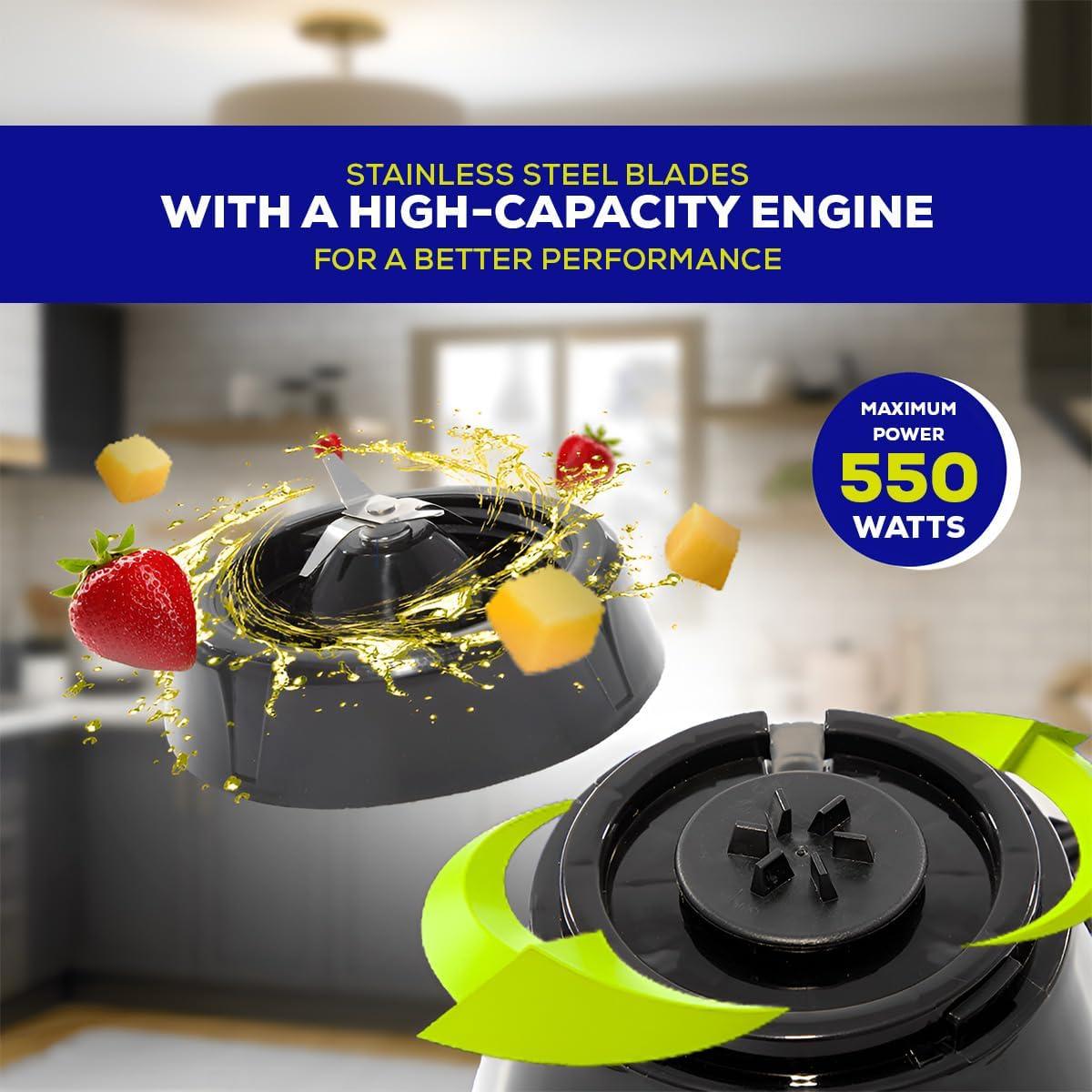 Licuadora Universal Mass Vital 550W - Jarra Vidrio 1.7L