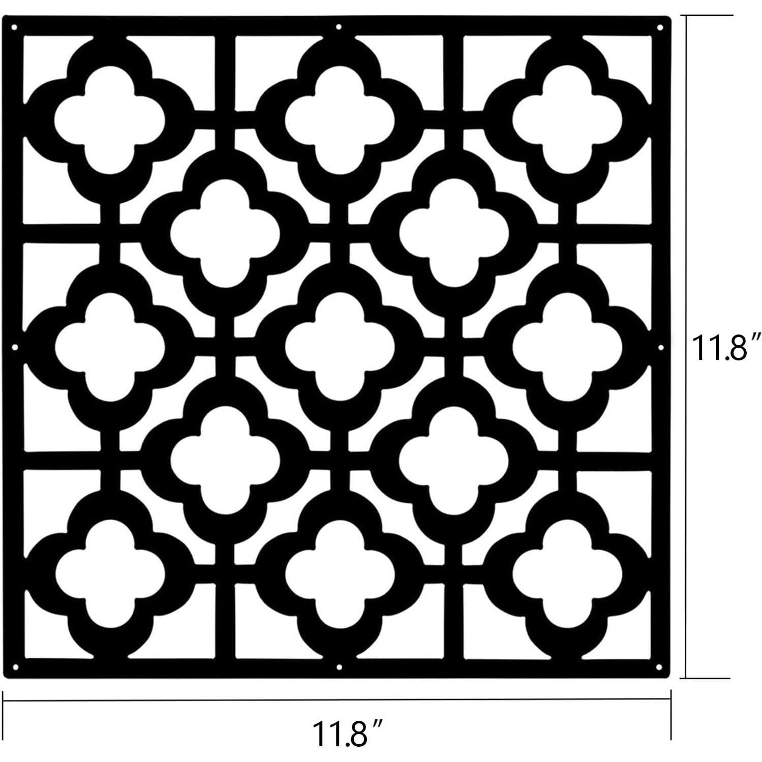 Divisor de Habitaciones Colgante Stepstall 12 Pcs PVC Negro