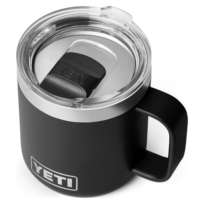 Taza Apilable YETI Rambler 10 oz Acero Inoxidable Negra