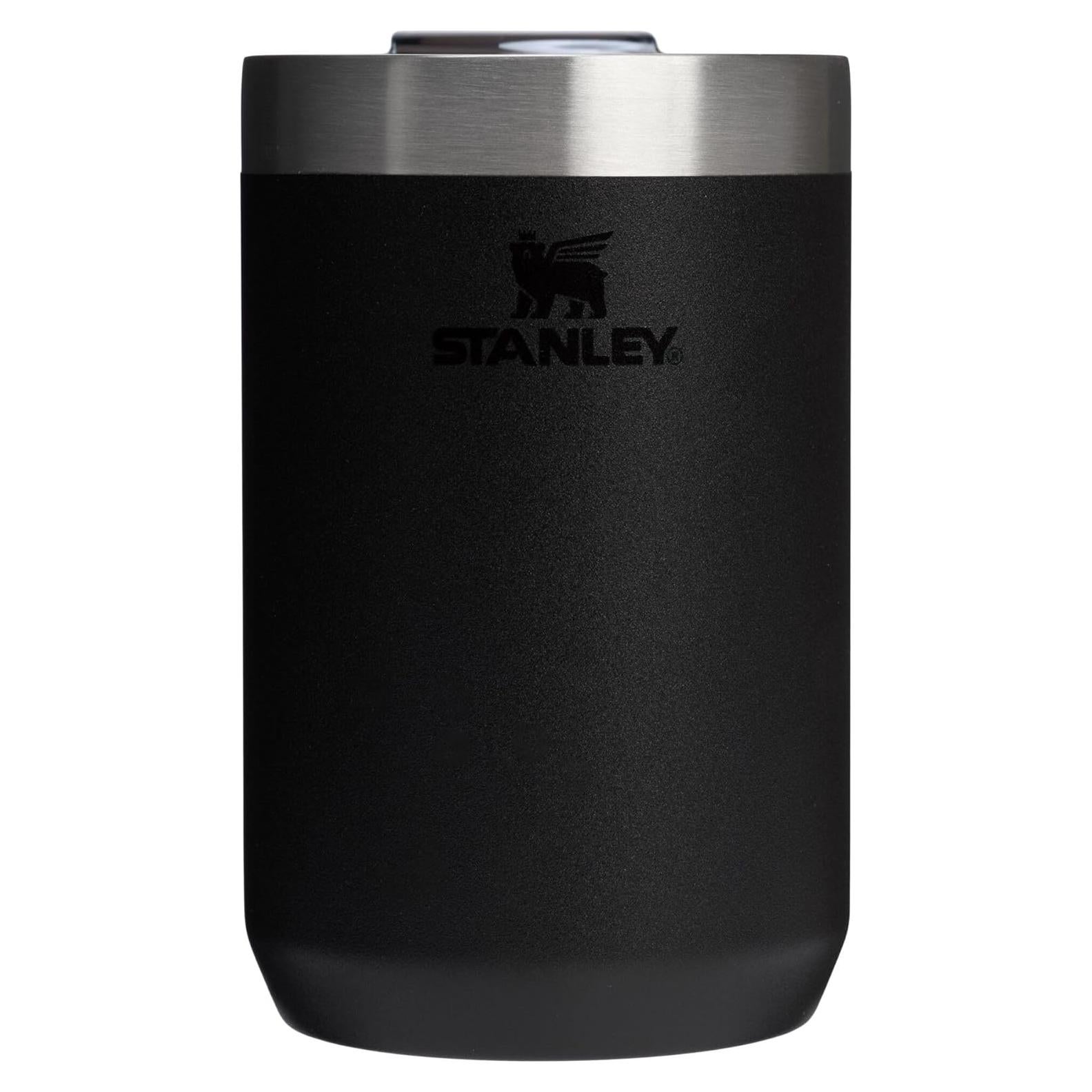 Taza de Campamento STANLEY 355 ml Acero Inoxidable Aislado Negro