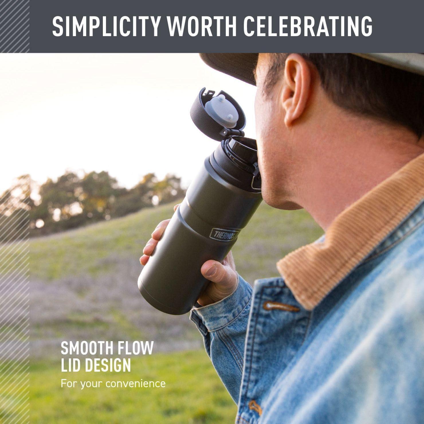 Botella de Bebida THERMOS Stainless King 710ml Acero Mate