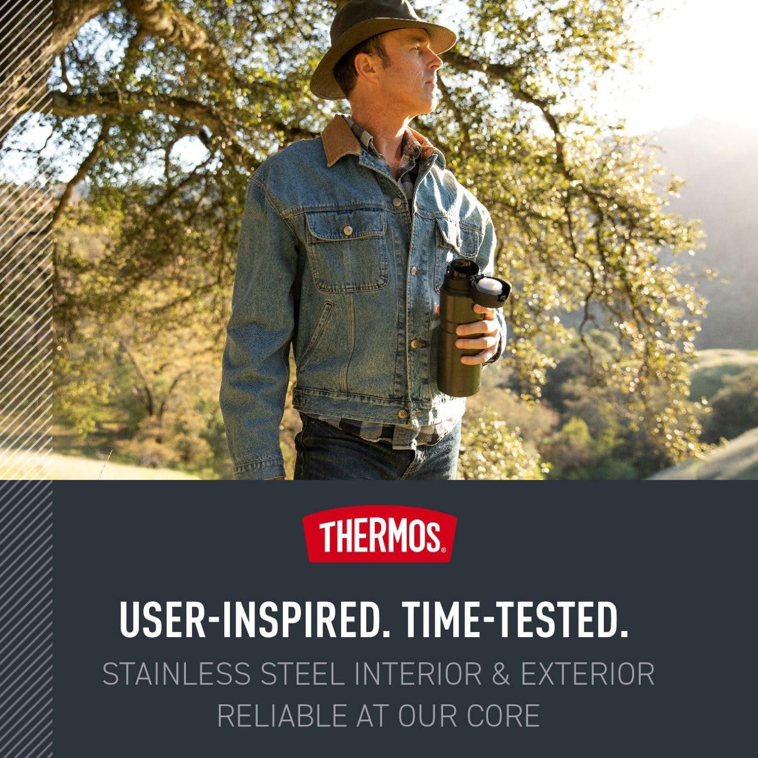 Botella de Bebida THERMOS Stainless King 710ml Acero Mate