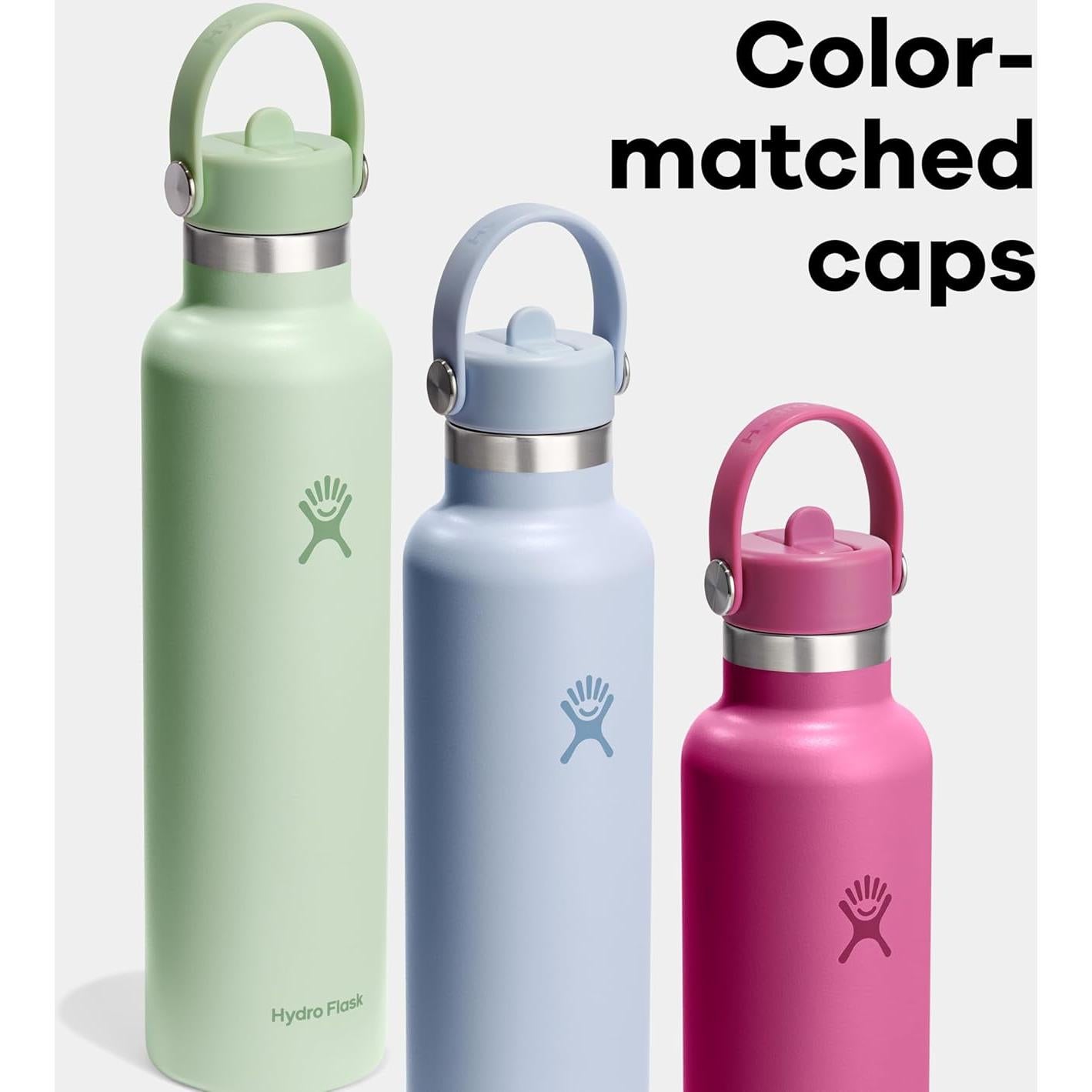 Botella de Agua Hydro Flask 24 Oz Acero Inoxidable Coco