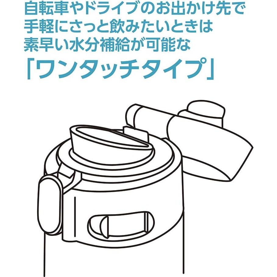 Taza de Acero Inoxidable Zojirushi SM-TA48BA 480ml Negra