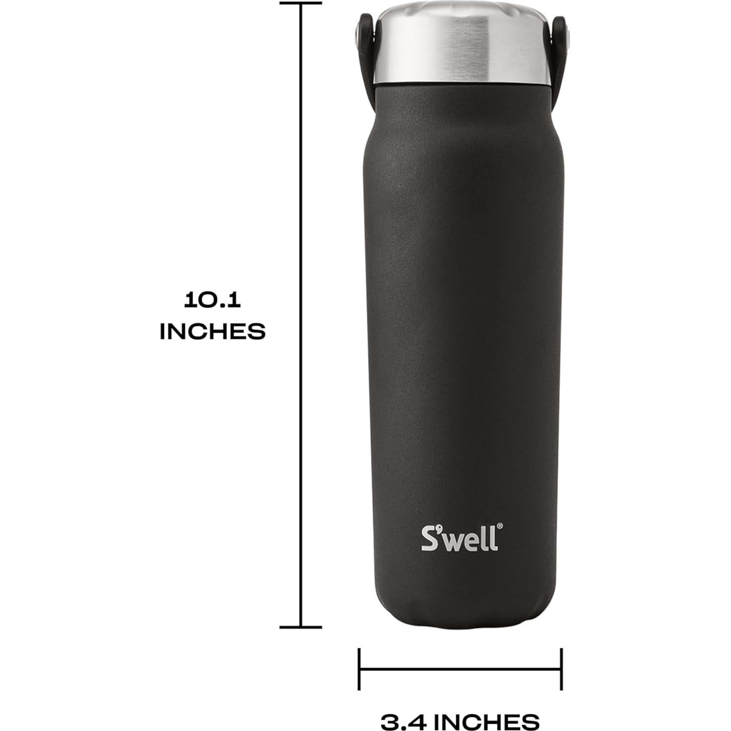 Botella Aislada S'well Explorador 24oz Acero Inoxidable Ónix