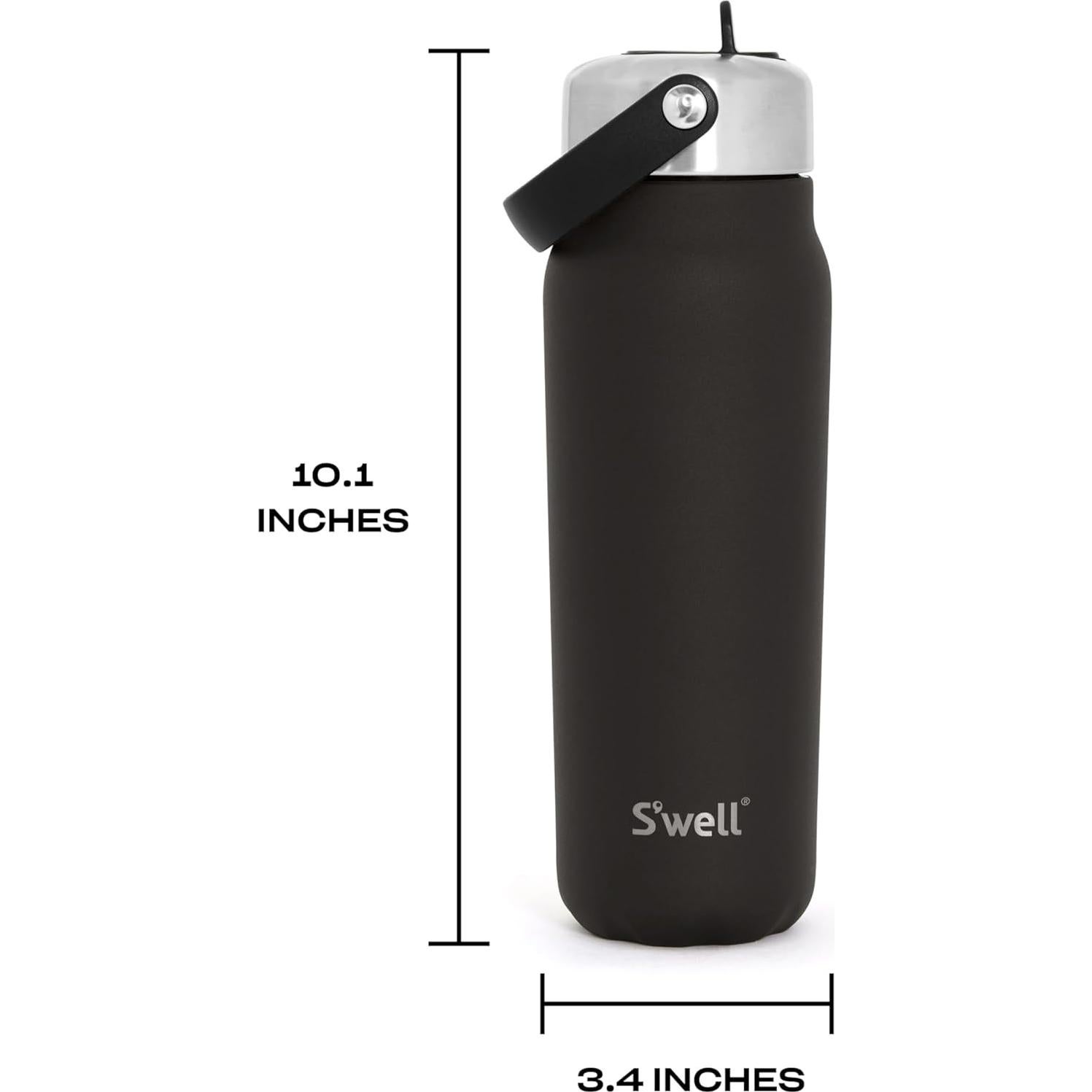 Botella de Agua S'well Explorador 24oz Acero Inoxidable Onyx