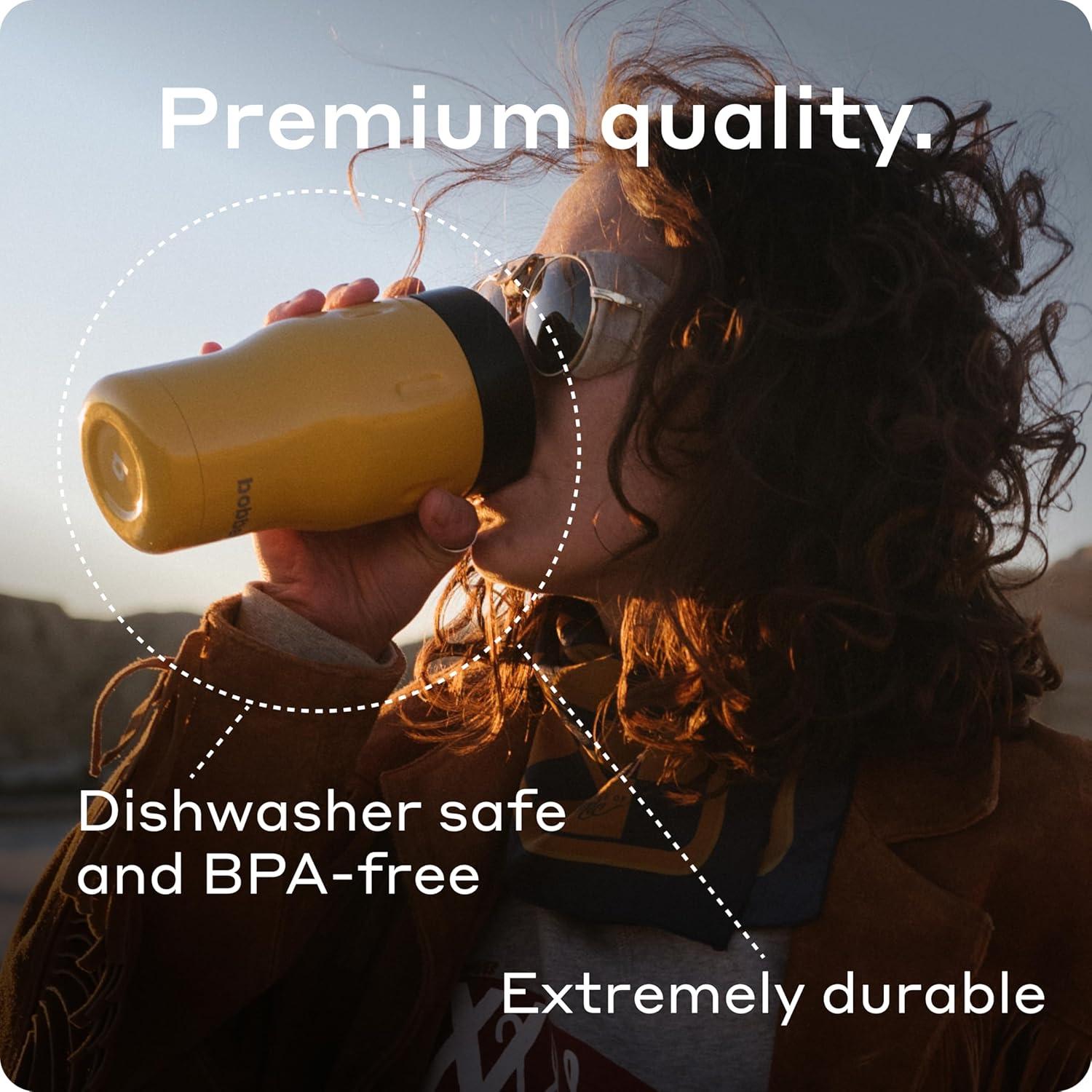 Vaso de Café Aislado Bobber 12 oz Acero Inoxidable Naranja