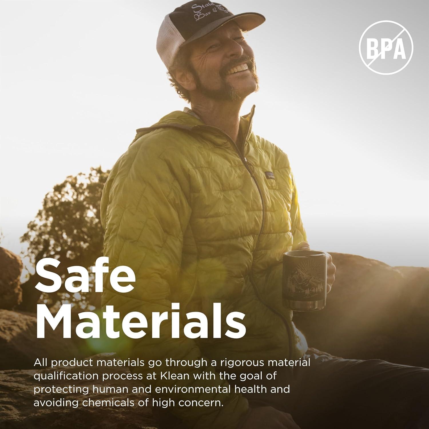 Taza de Viaje Aislada Klean Kanteen 340 ml Negra Libre BPA