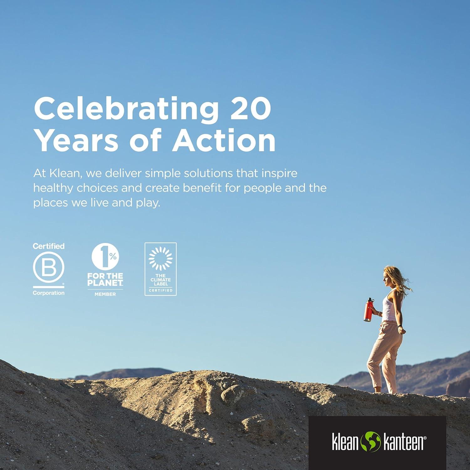 Taza de Viaje Aislada Klean Kanteen 340 ml Negra Libre BPA