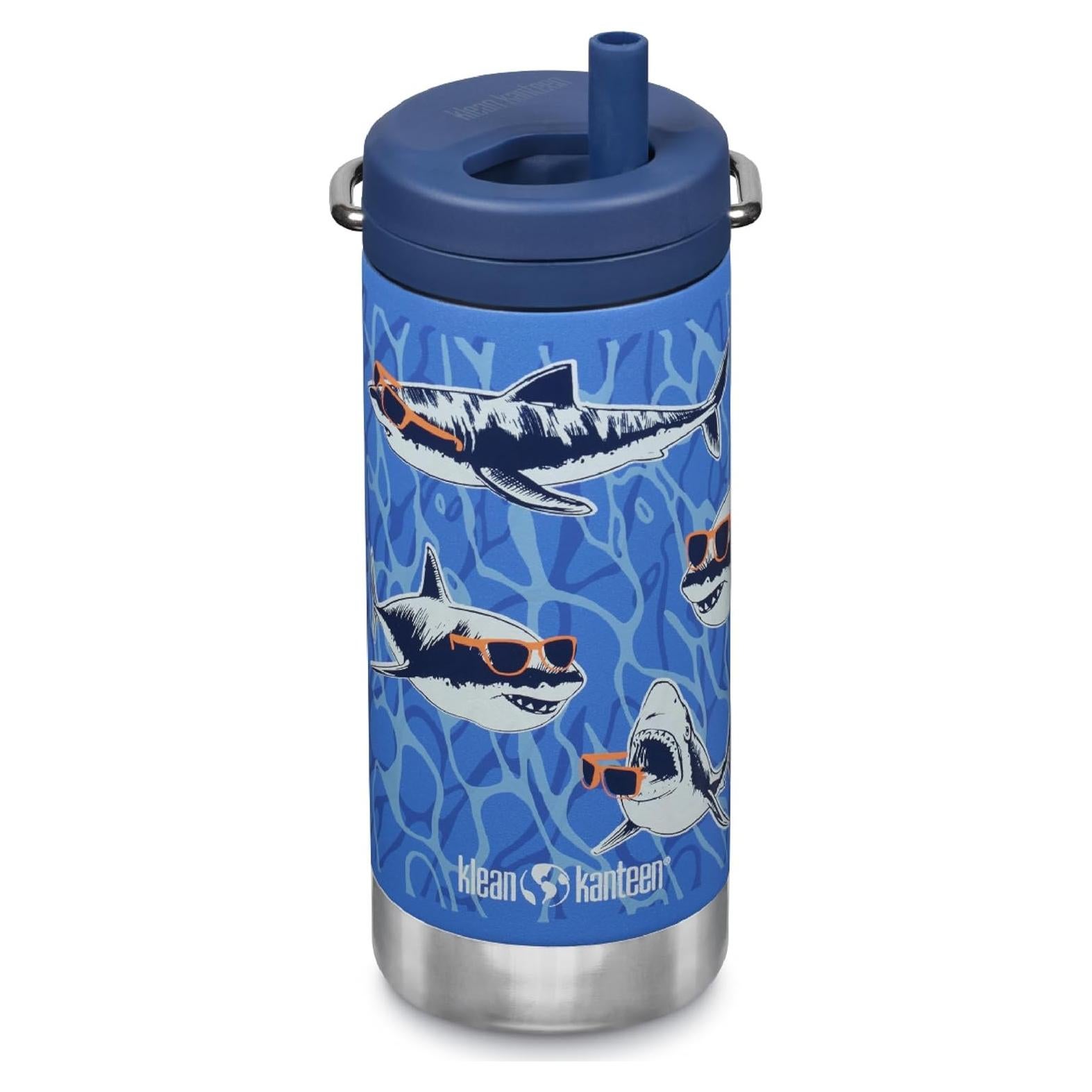 Vaso Térmico Klean Kanteen TKWide 12oz Tiburones con Gafas