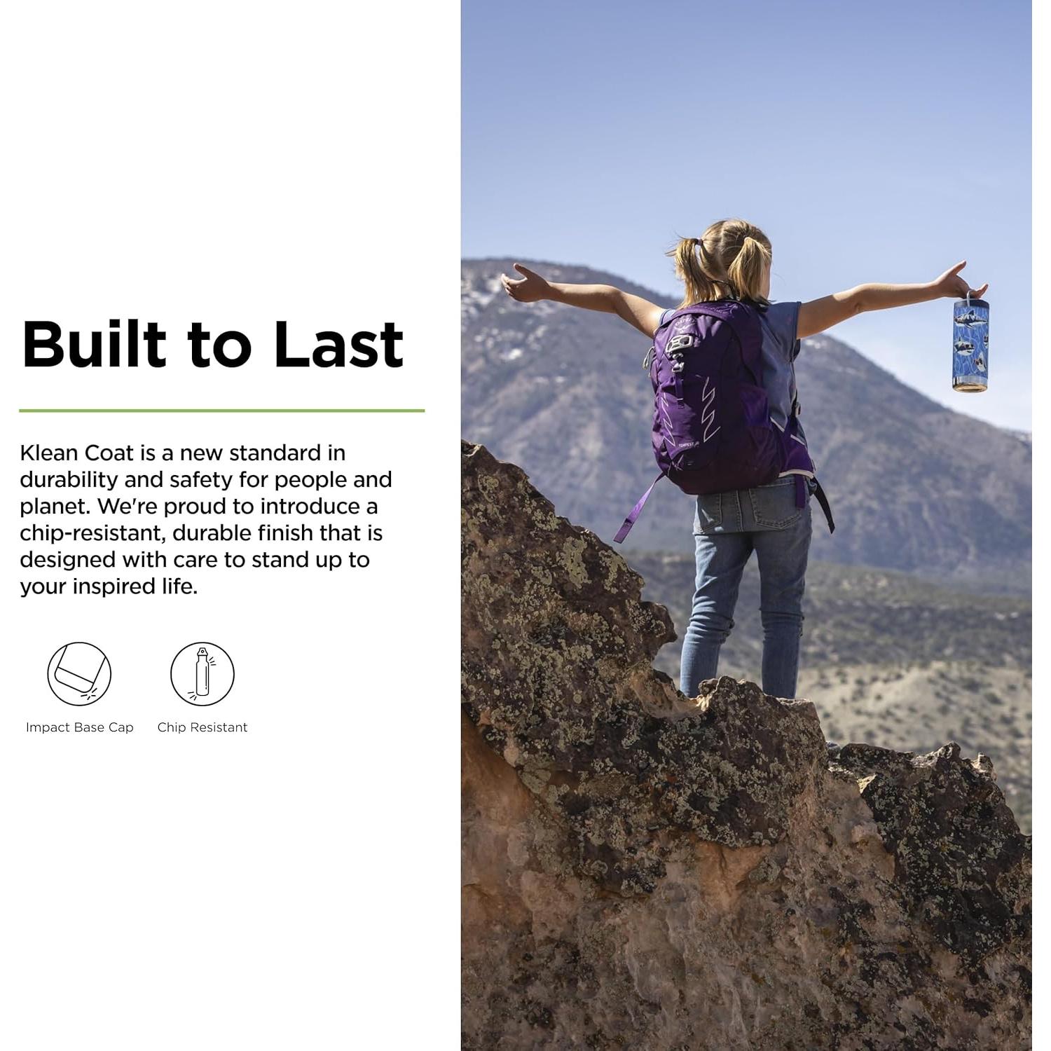 Vaso Térmico Klean Kanteen TKWide 12oz Tiburones con Gafas