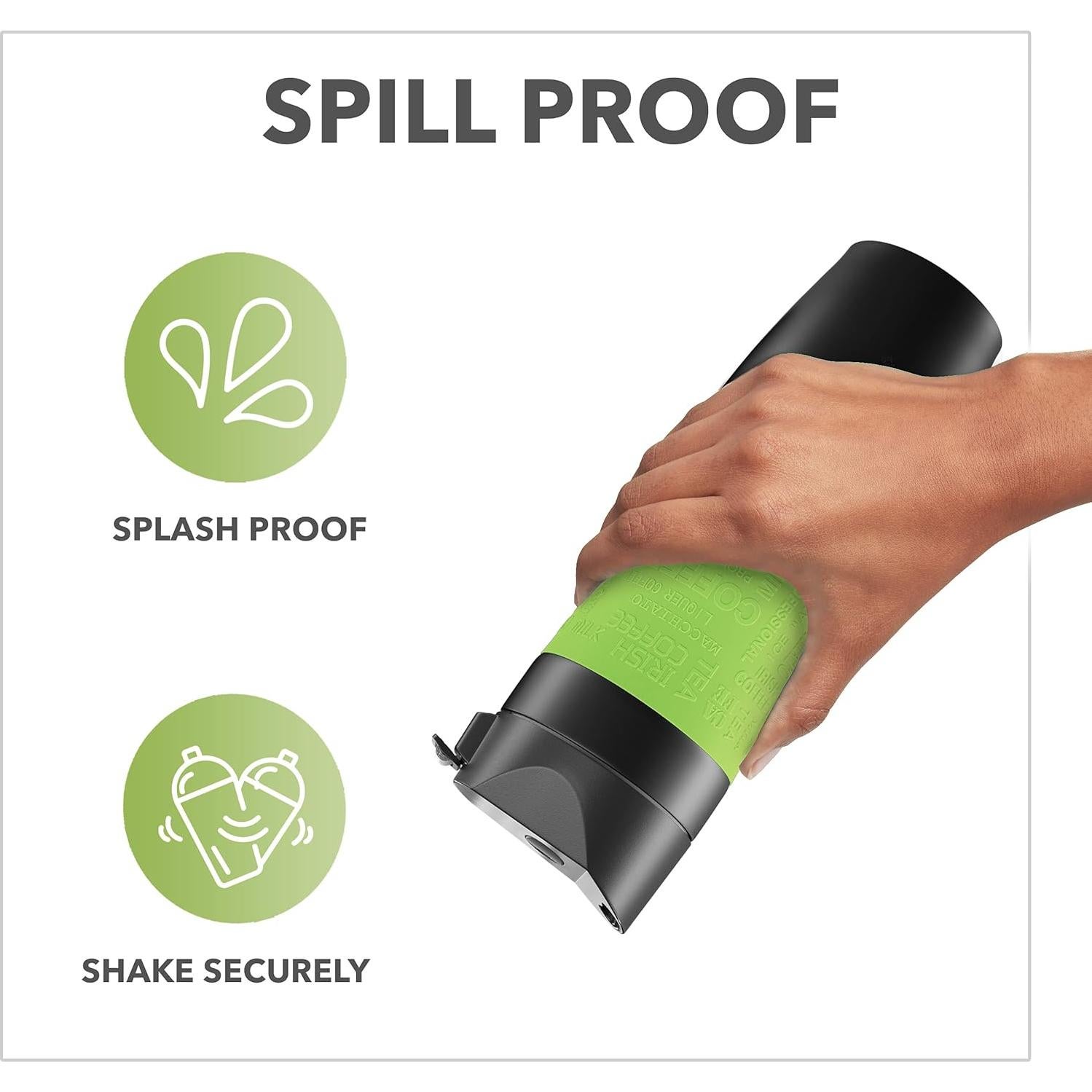 Taza de Viaje Kamille Acero Inoxidable 0.47L Verde