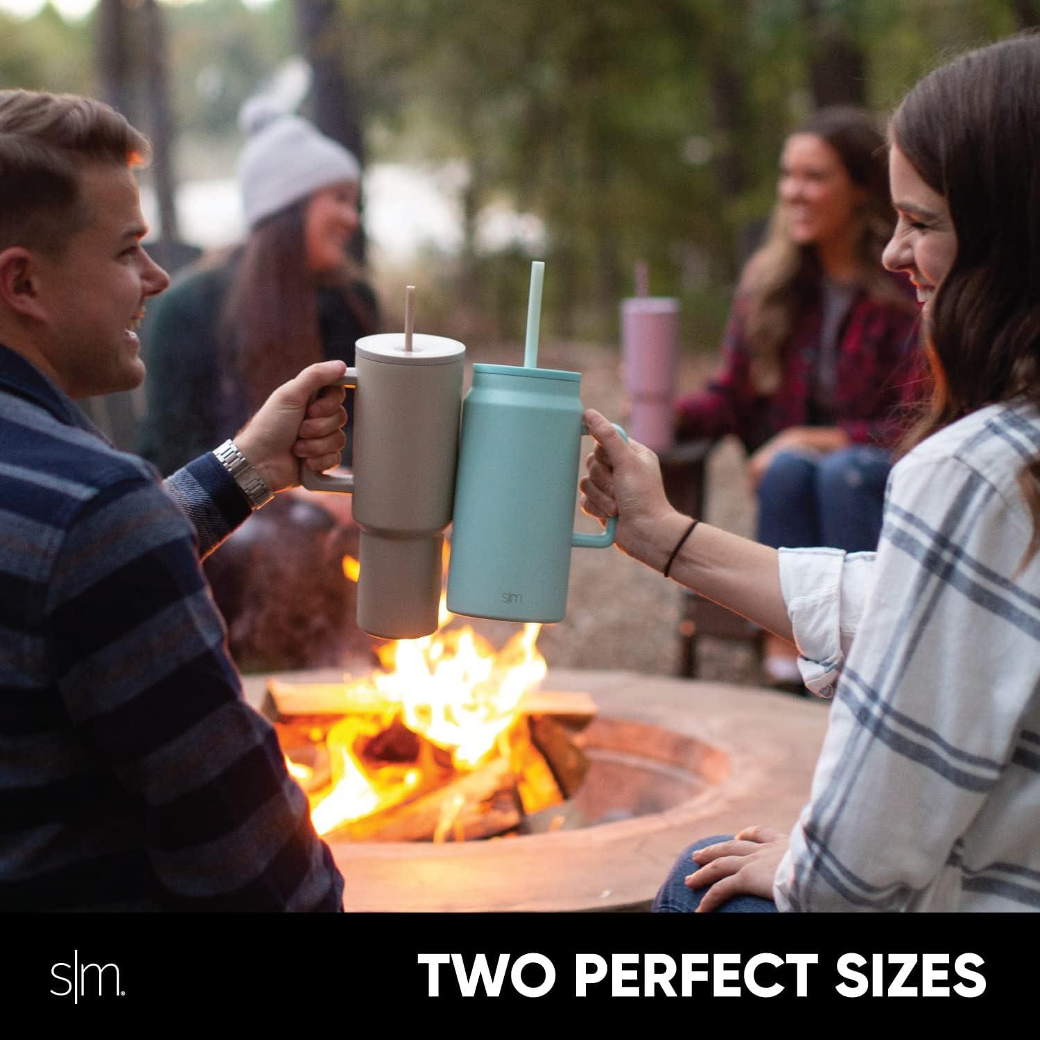 Termo Simple Modern Trek 50oz Grafito con Asa y Tapa para Popote