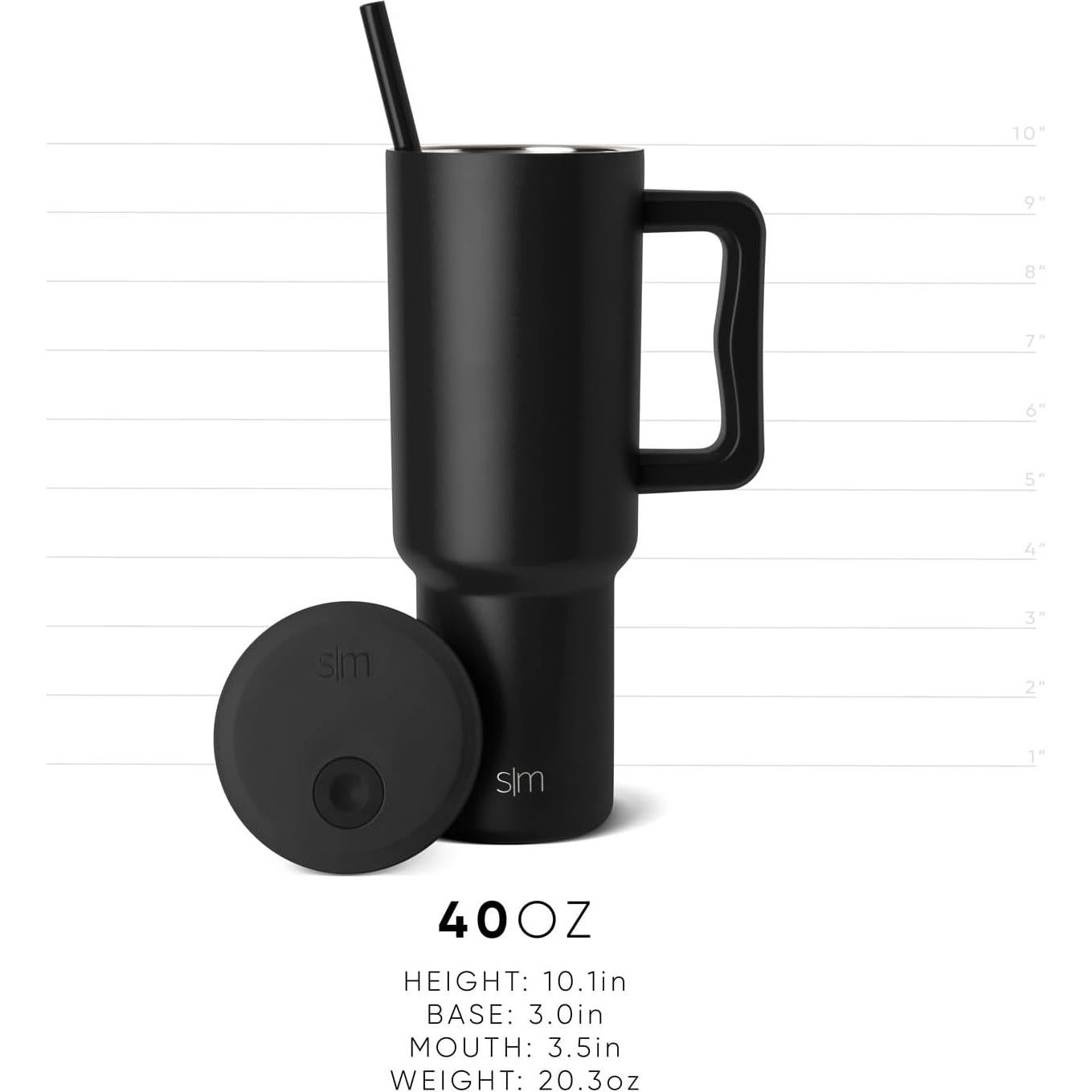 Taza Aislada Simple Modern Trek 40 oz Houndstooth Morado