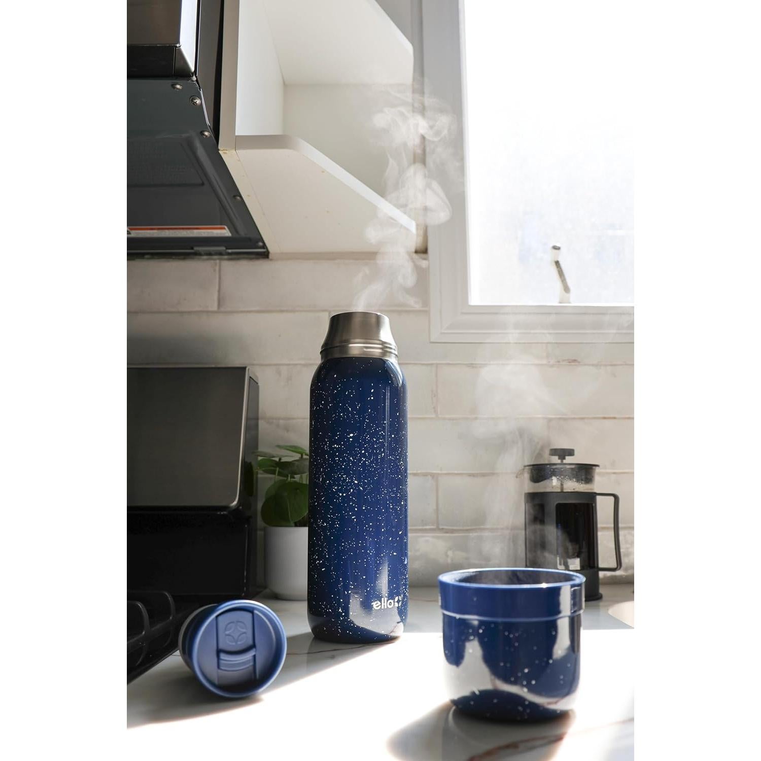 Termo Ello Therma 32oz Acero Inoxidable Aislado Azul