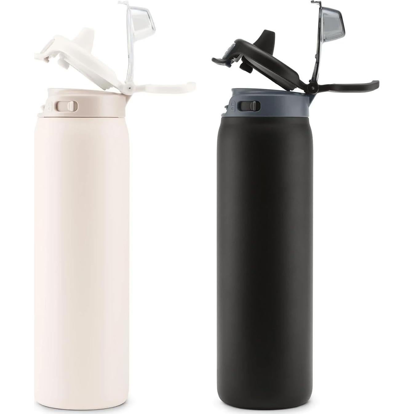 Botella de Agua Ello de Acero Inoxidable 650 ml Aislada