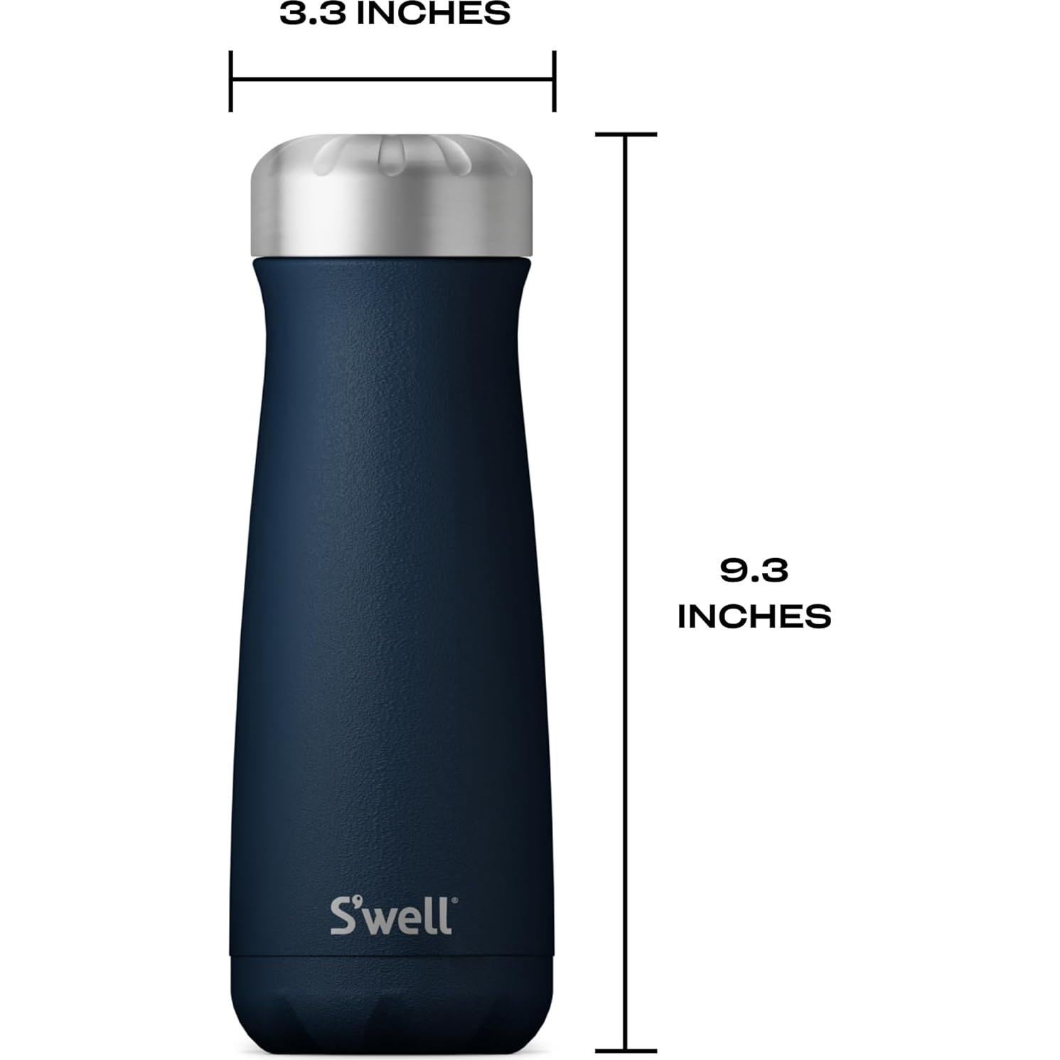 Contenedor Aislado S'well Traveler 591ml Acero Inoxidable Azurita