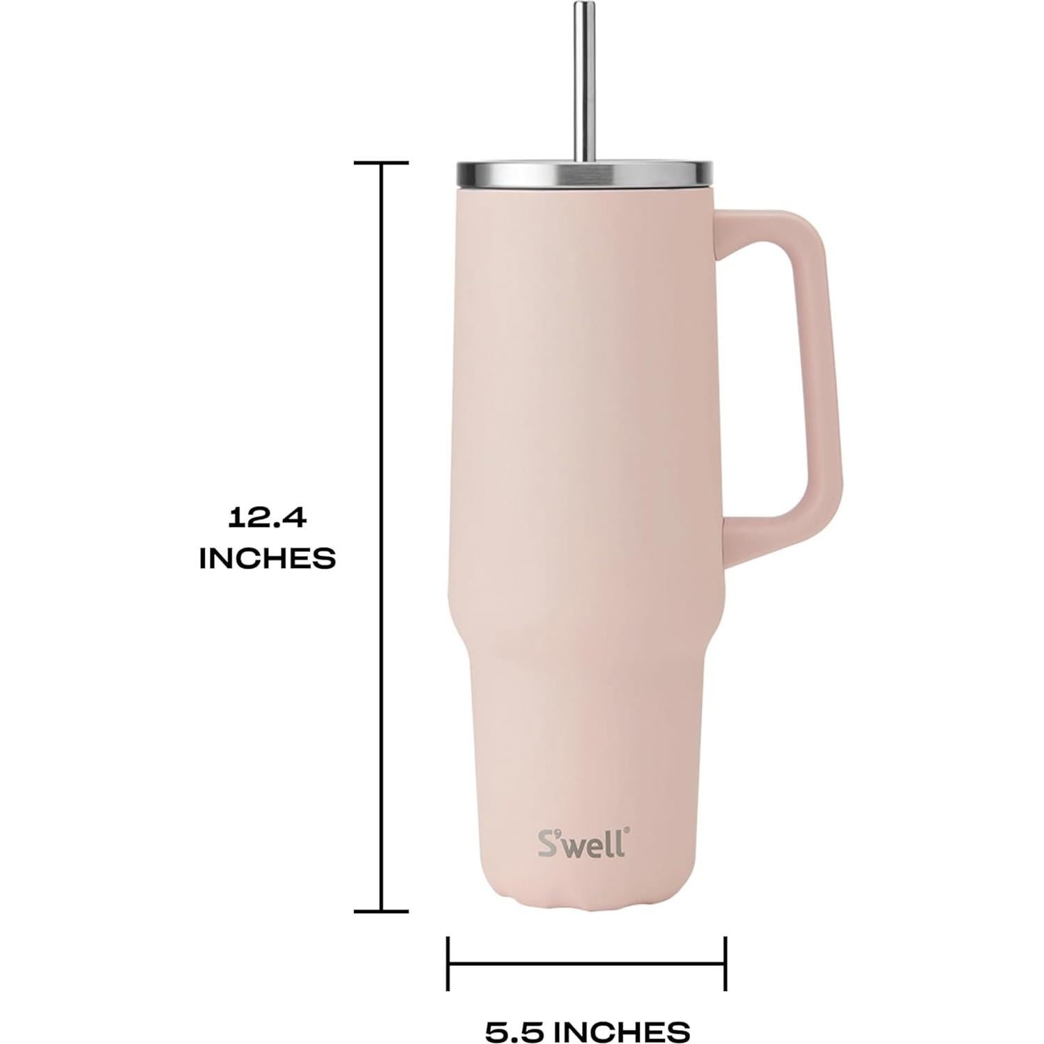Vaso XL Acero Inoxidable Reciclado S'well 1.18L Sal Himalaya
