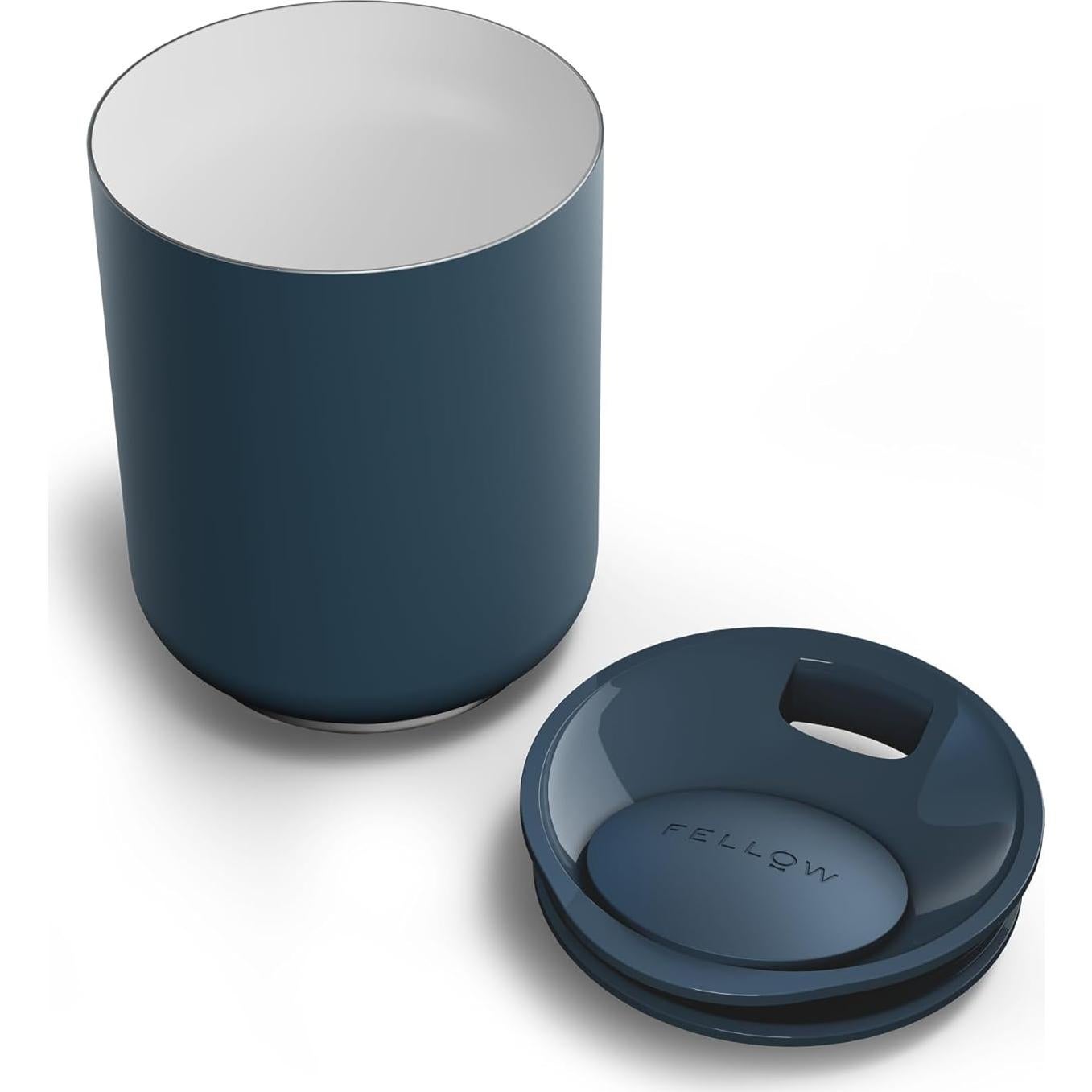 Vaso Aislado Fellow Rocky 10 oz Acero Inoxidable Cerámica Azul